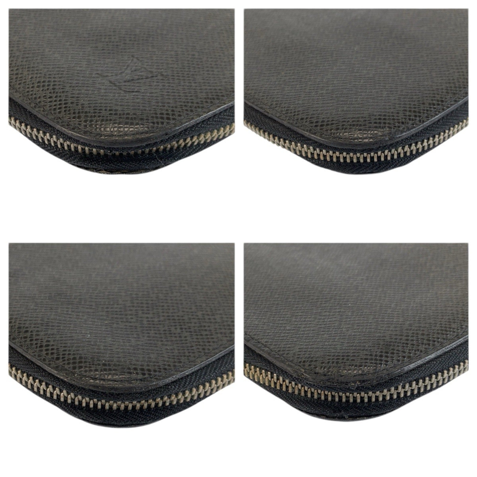 Louis Vuitton Black Taiga Leather Wallet (Bi-Fold) (Pre-Owned)