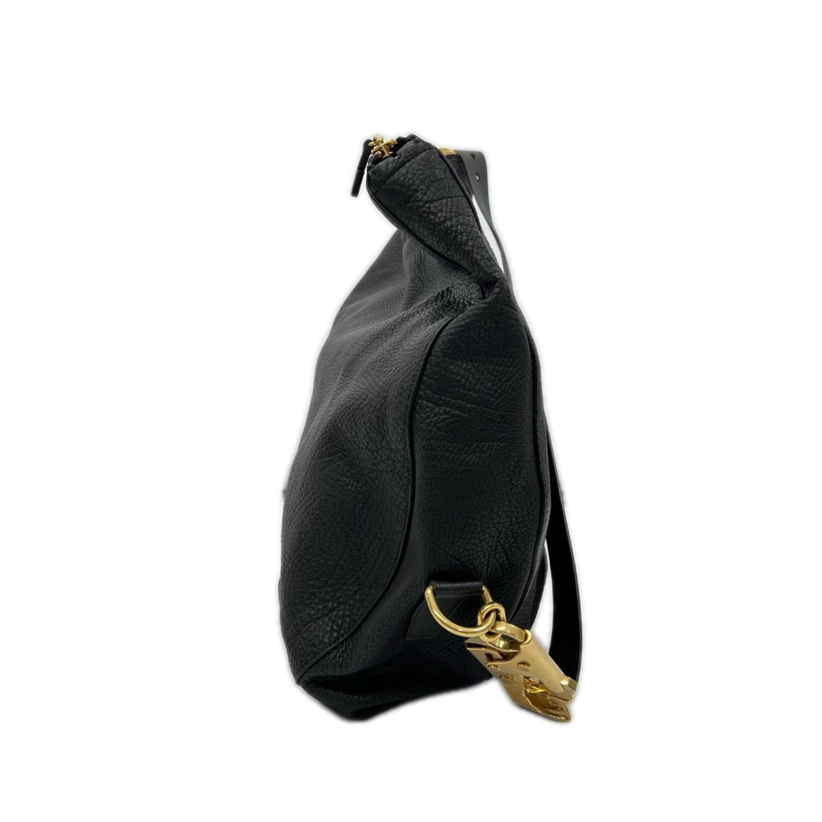 Burberry Black Leather Shoulder Bag (Pre-Owned)