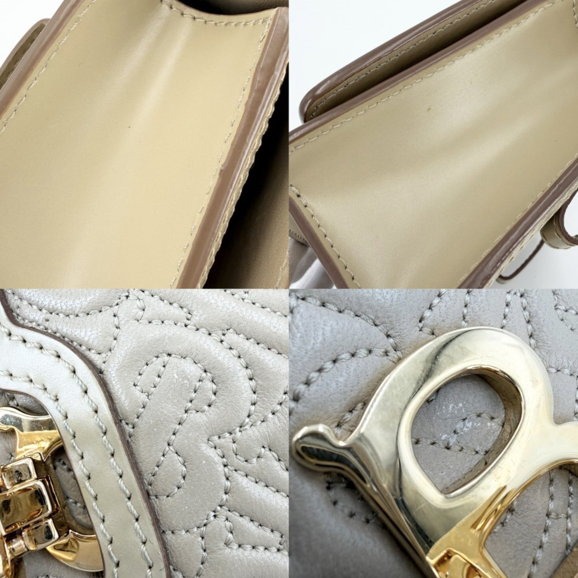 Burberry Beige Leather Sling Bag (Pre-Owned)