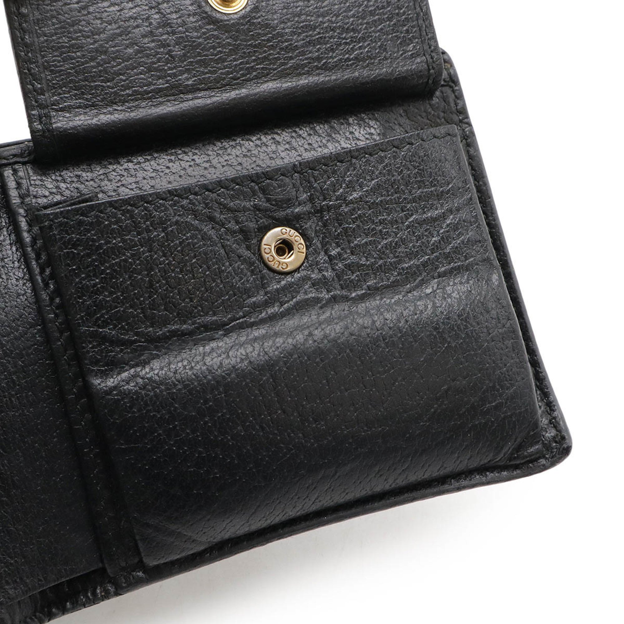 Gucci Black Leather Wallet (Bi-Fold) (Pre-Owned)