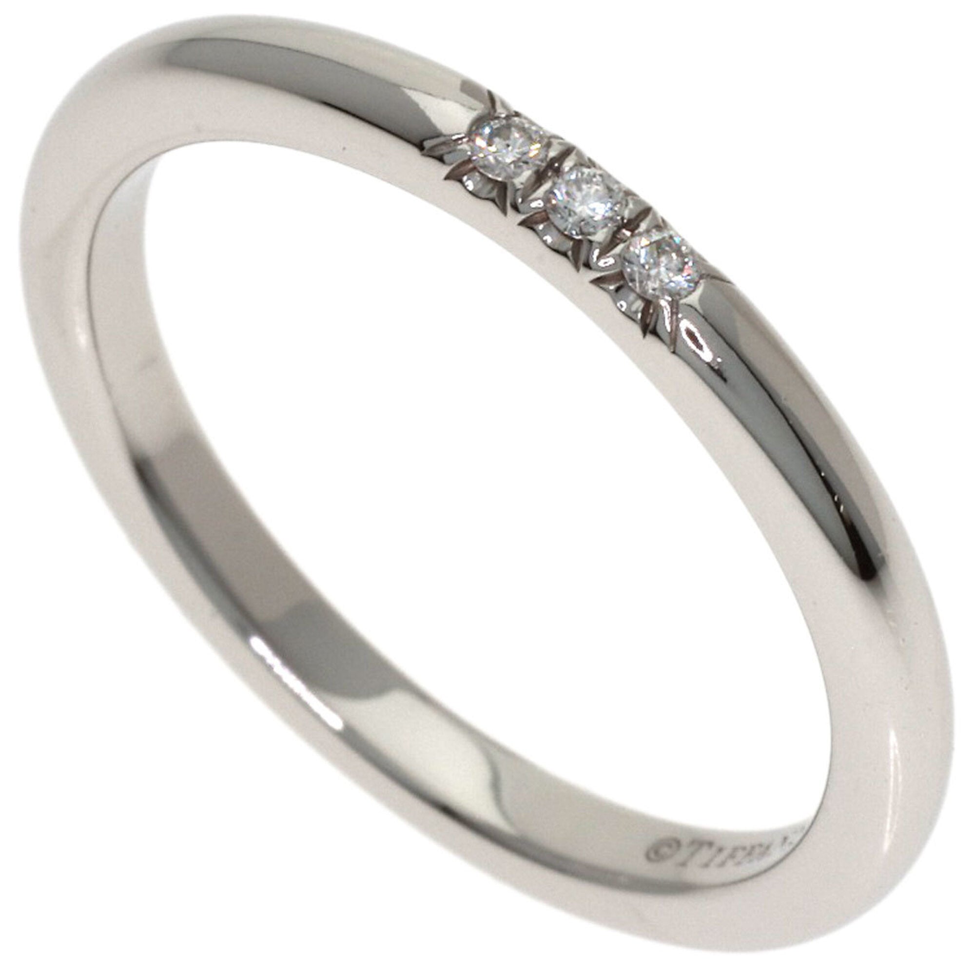 Tiffany Platinum 950 Band Ring (Pre-Owned)