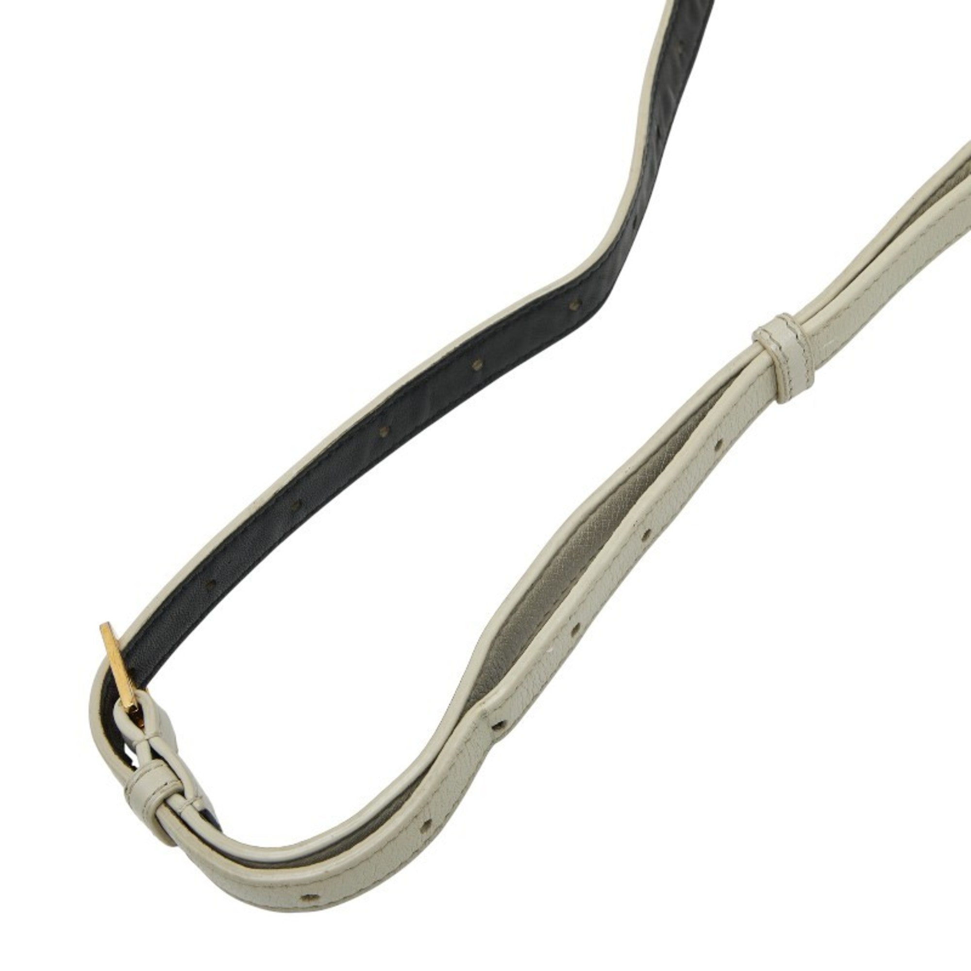 Saint Laurent White Leather Fanny Pack (Pre-Owned)