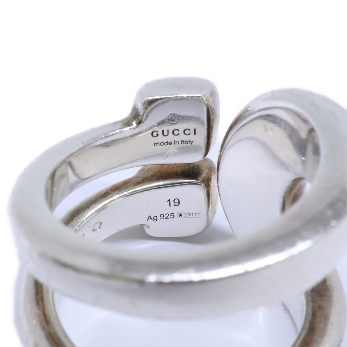 Gucci Silver Silver 925 Band Ring (Pre-Owned)