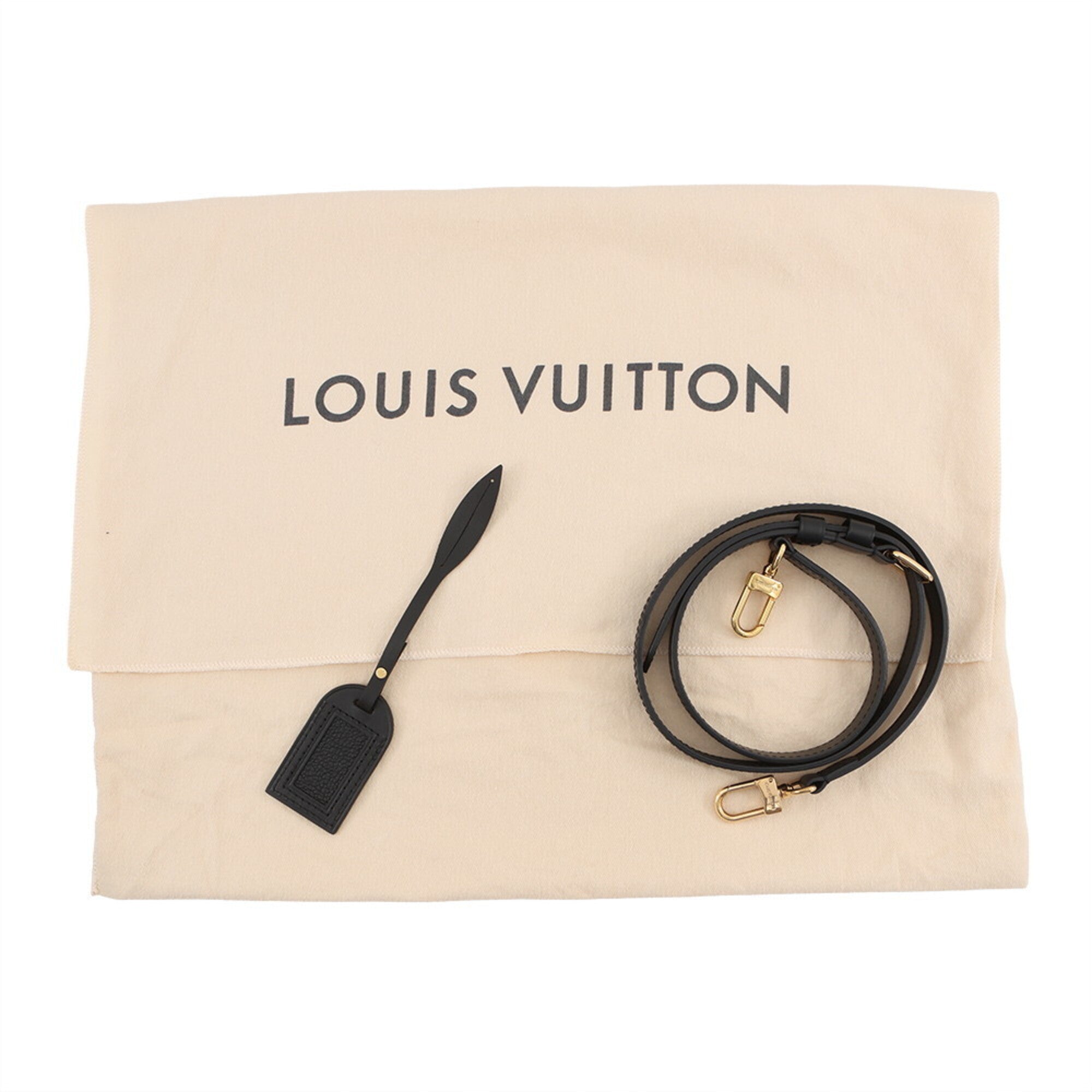 Louis Vuitton Black Monogram Noir Monogram Empreinte Handbag Shoulder Bag (Pre-Owned)