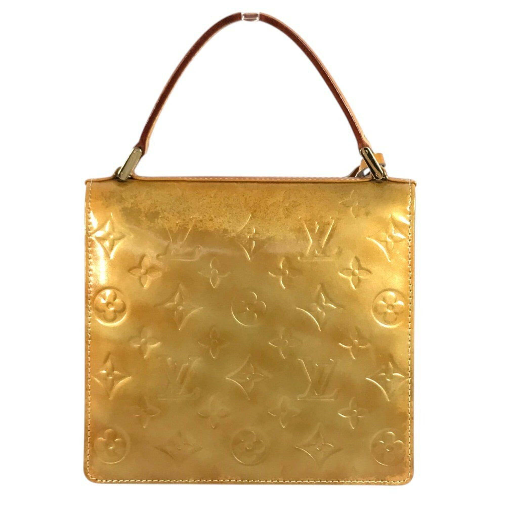 Louis Vuitton Monogram Vernis Gris Monogram Vernis Handbag (Pre-Owned)