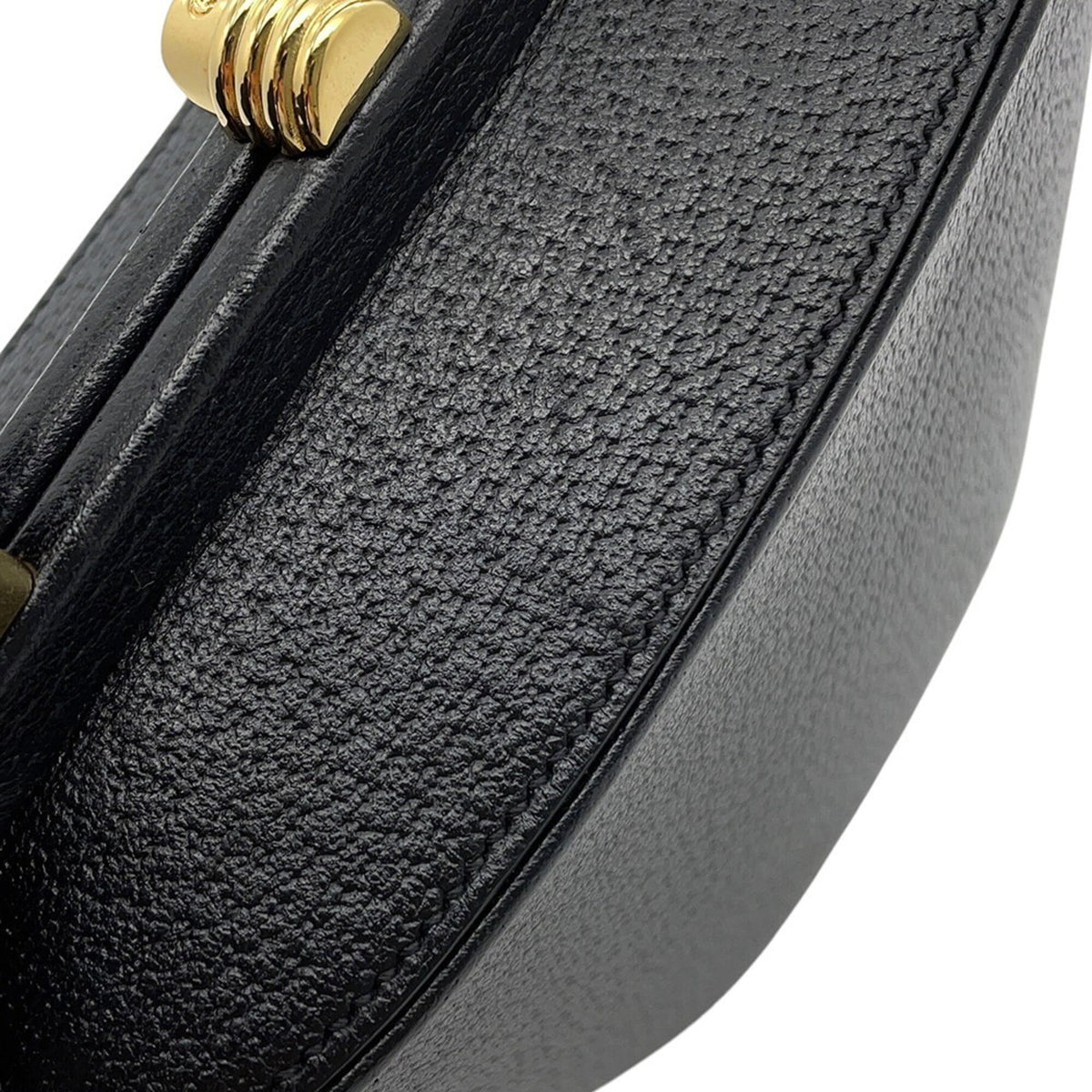 Gucci Black Leather Handbag Shoulder Bag (Pre-Owned)