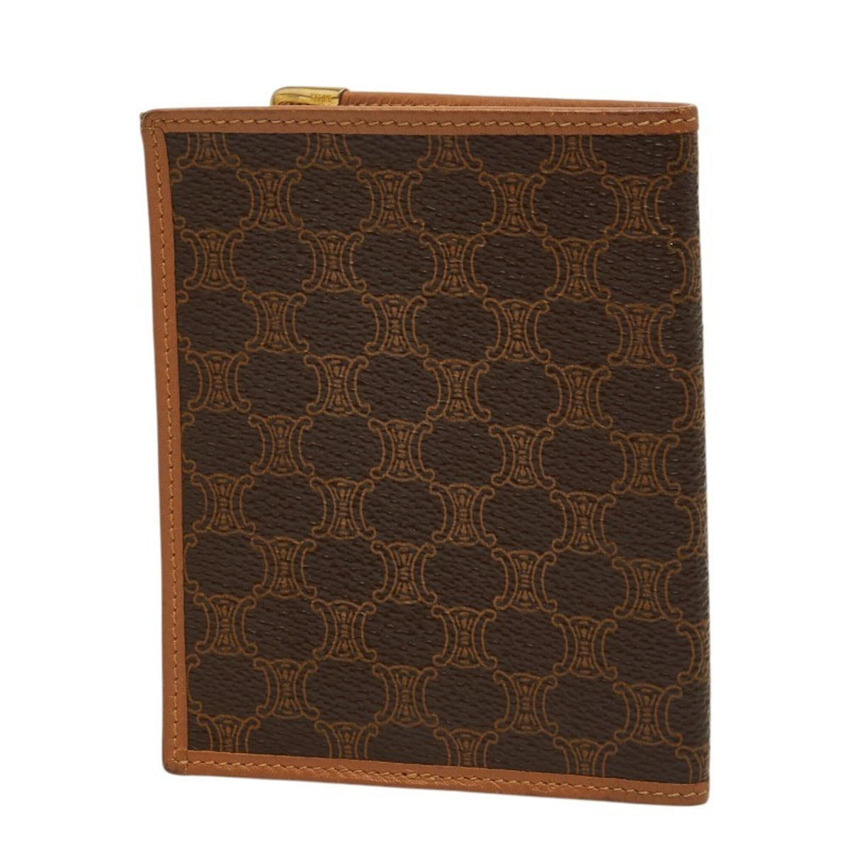Celine Macadam Brown Pvc Leather Wallet (Bi-Fold) (Pre-Owned)