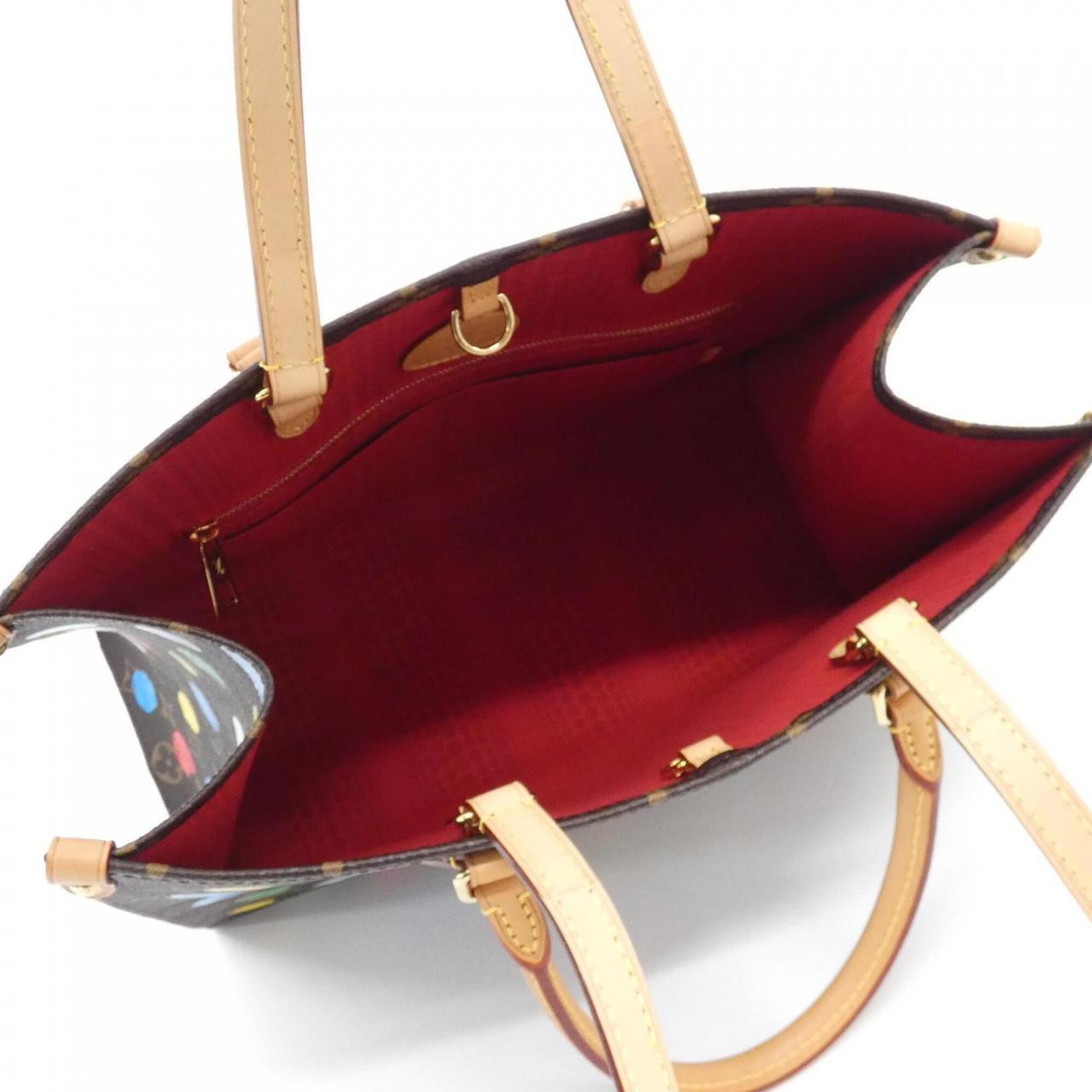 Louis Vuitton Monogram Marron Coated Canvas Handbag (Pre-Owned)