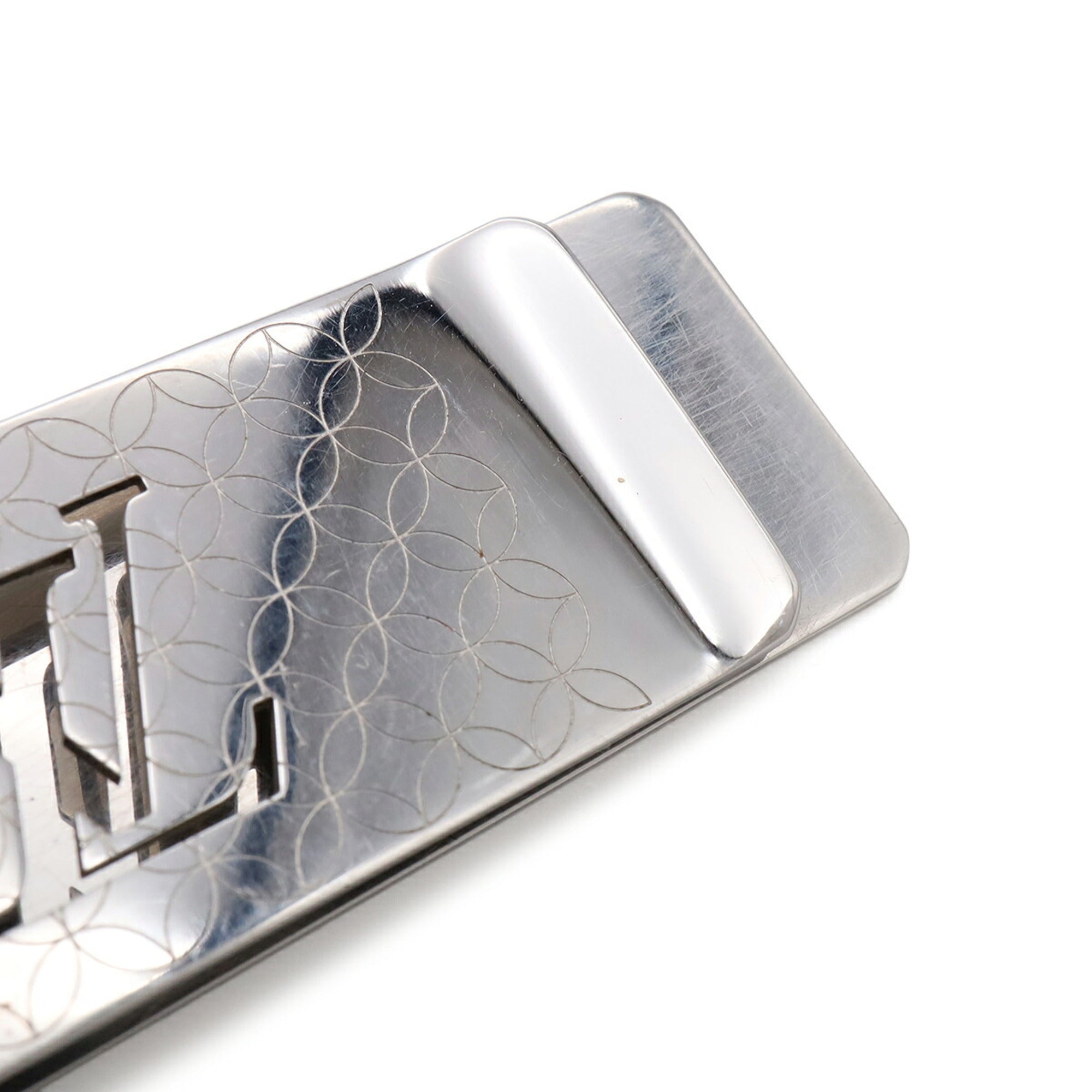 Louis Vuitton Silver Stainless Steel Money Clip (Pre-Owned)