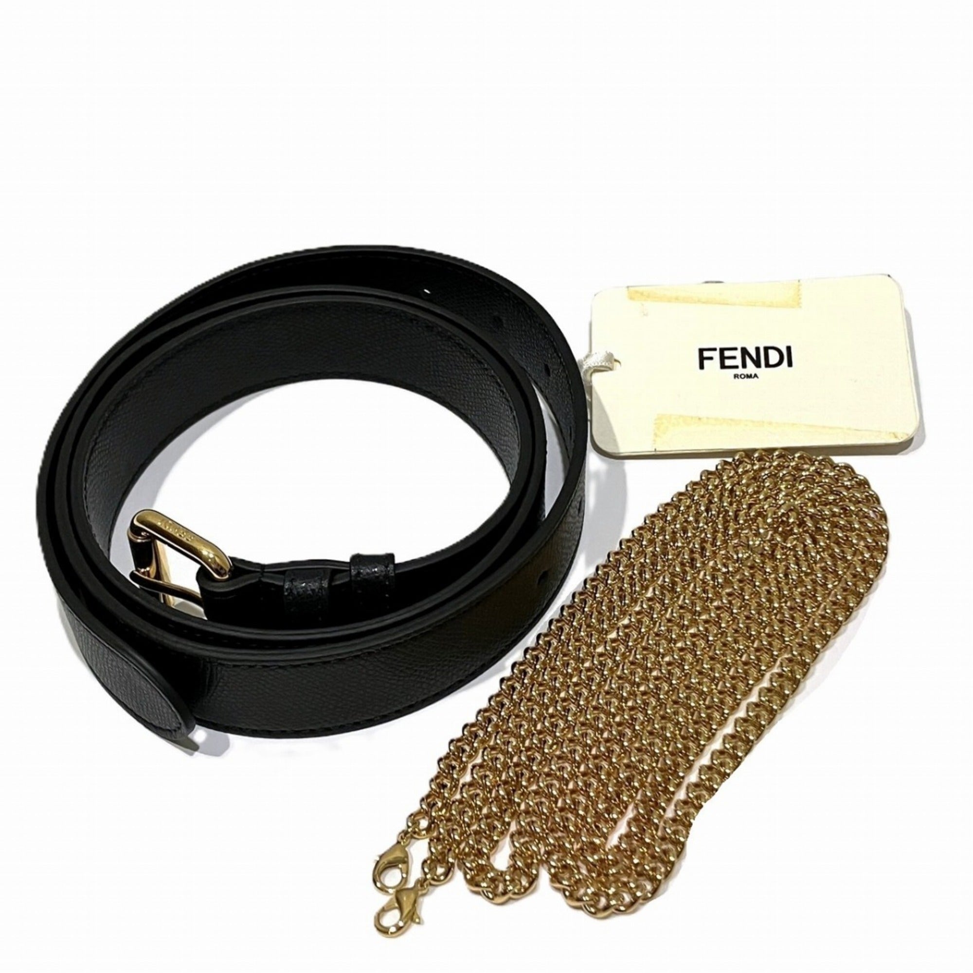 Fendi Black Leather Fanny Pack (Pre-Owned)