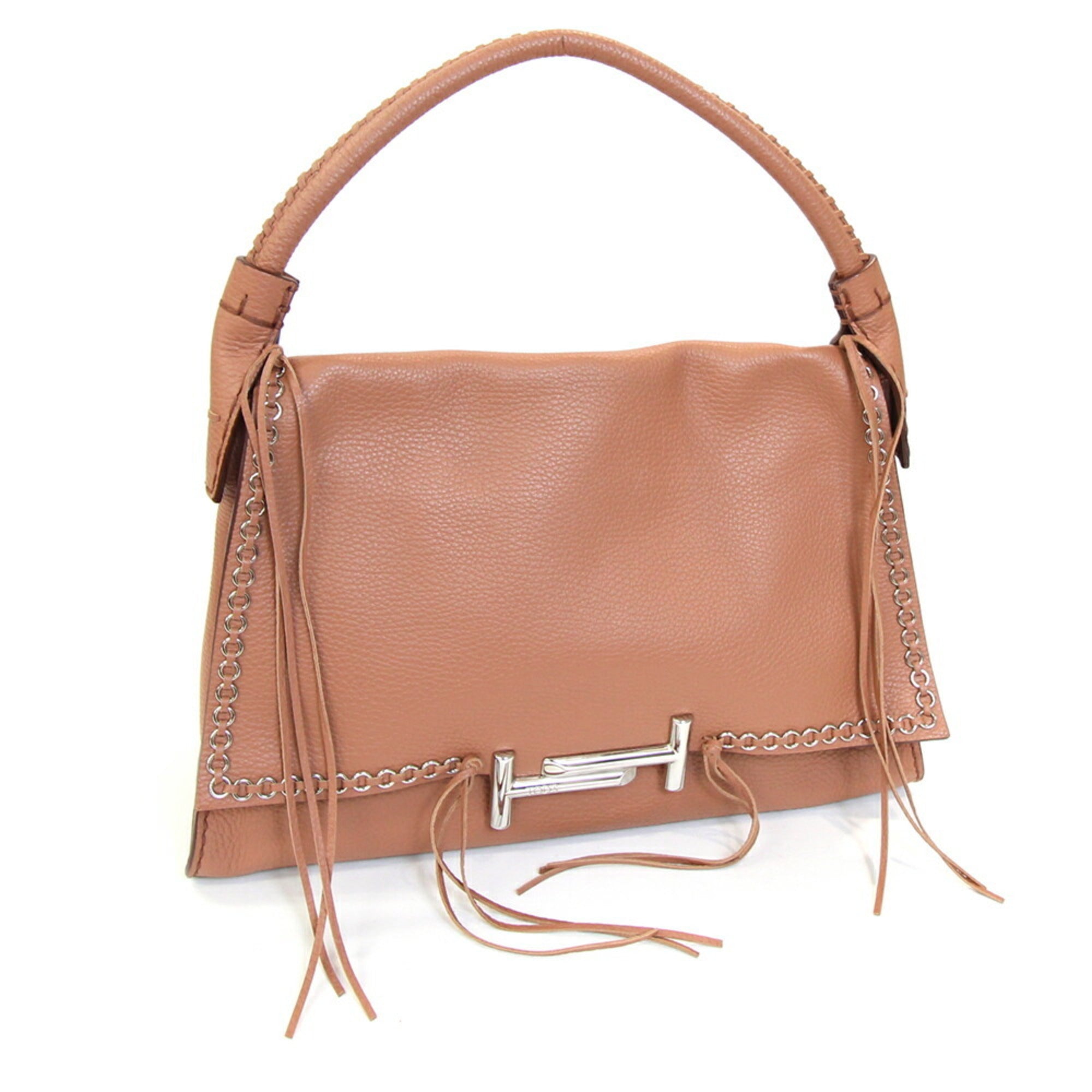 Tod's Brown Leather Shoulder Bag (Pre-Owned)