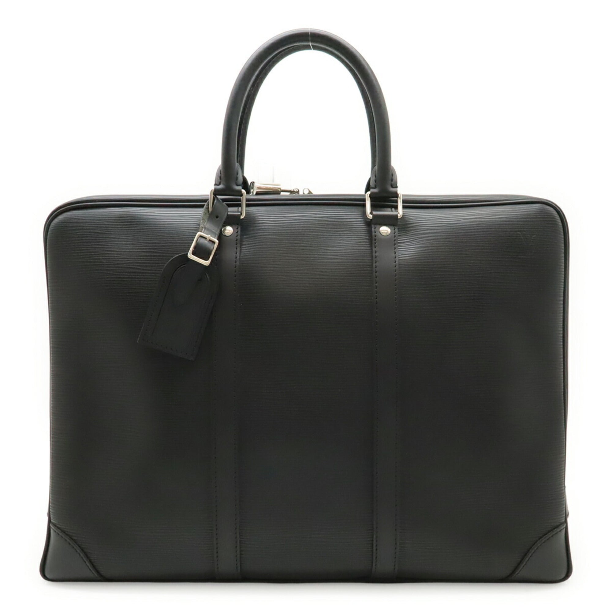 Louis Vuitton Black Noir Epi Leather Handbag (Pre-Owned)