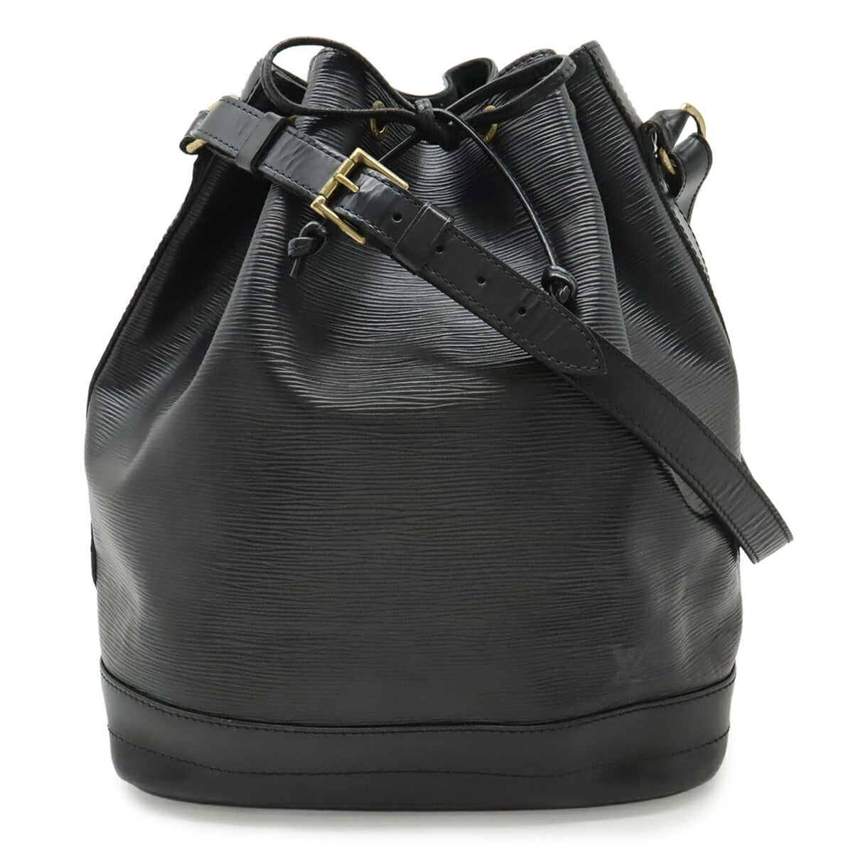 Louis Vuitton Black Noir Epi Leather Shoulder Bag (Pre-Owned)