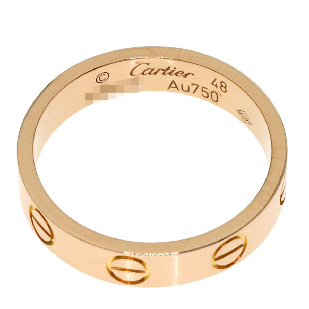Cartier Pink Gold (18K) Band Ring (Pre-Owned)