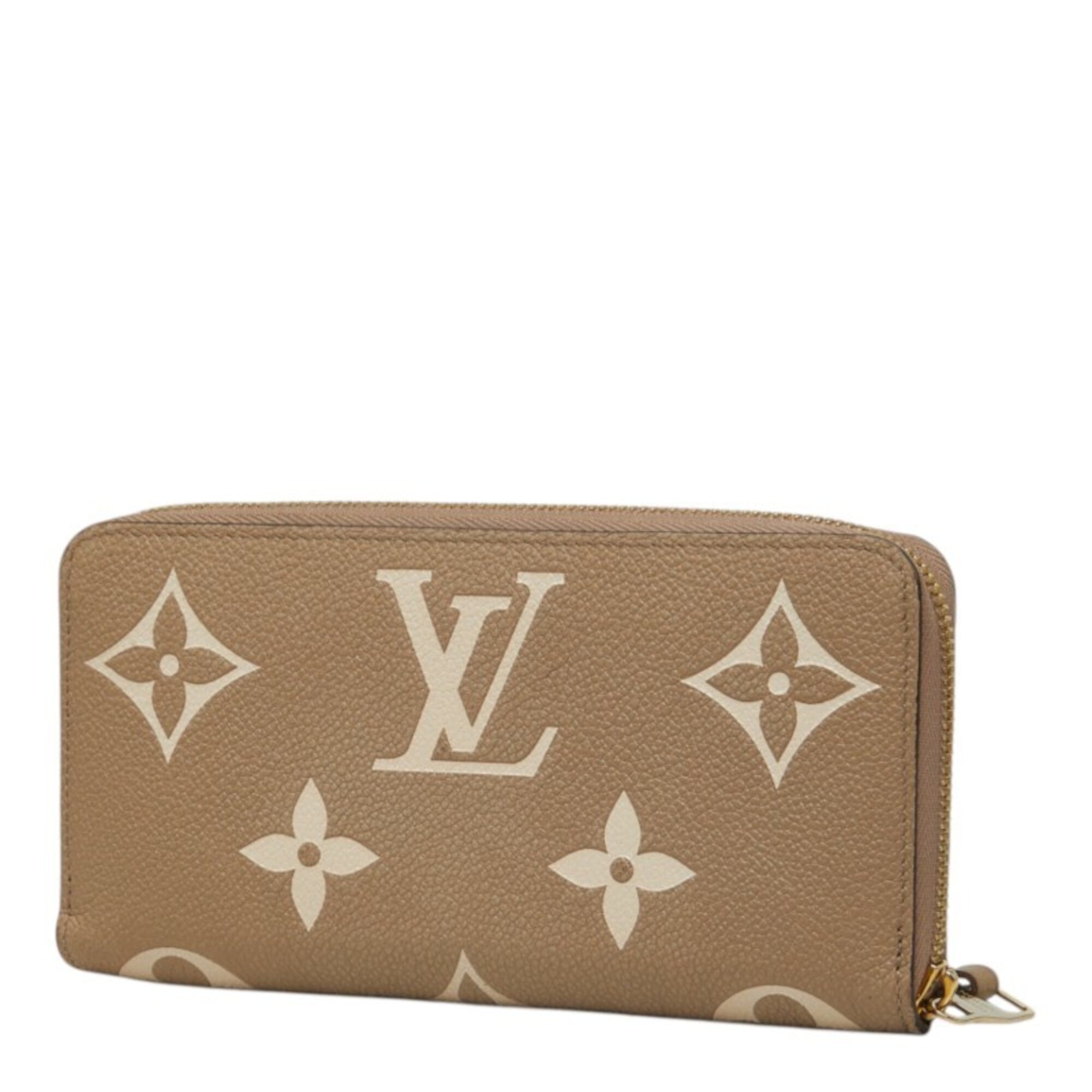 Louis Vuitton Beige Bicolor Monogram Leather Coin Purse/Coin Case (Pre-Owned)