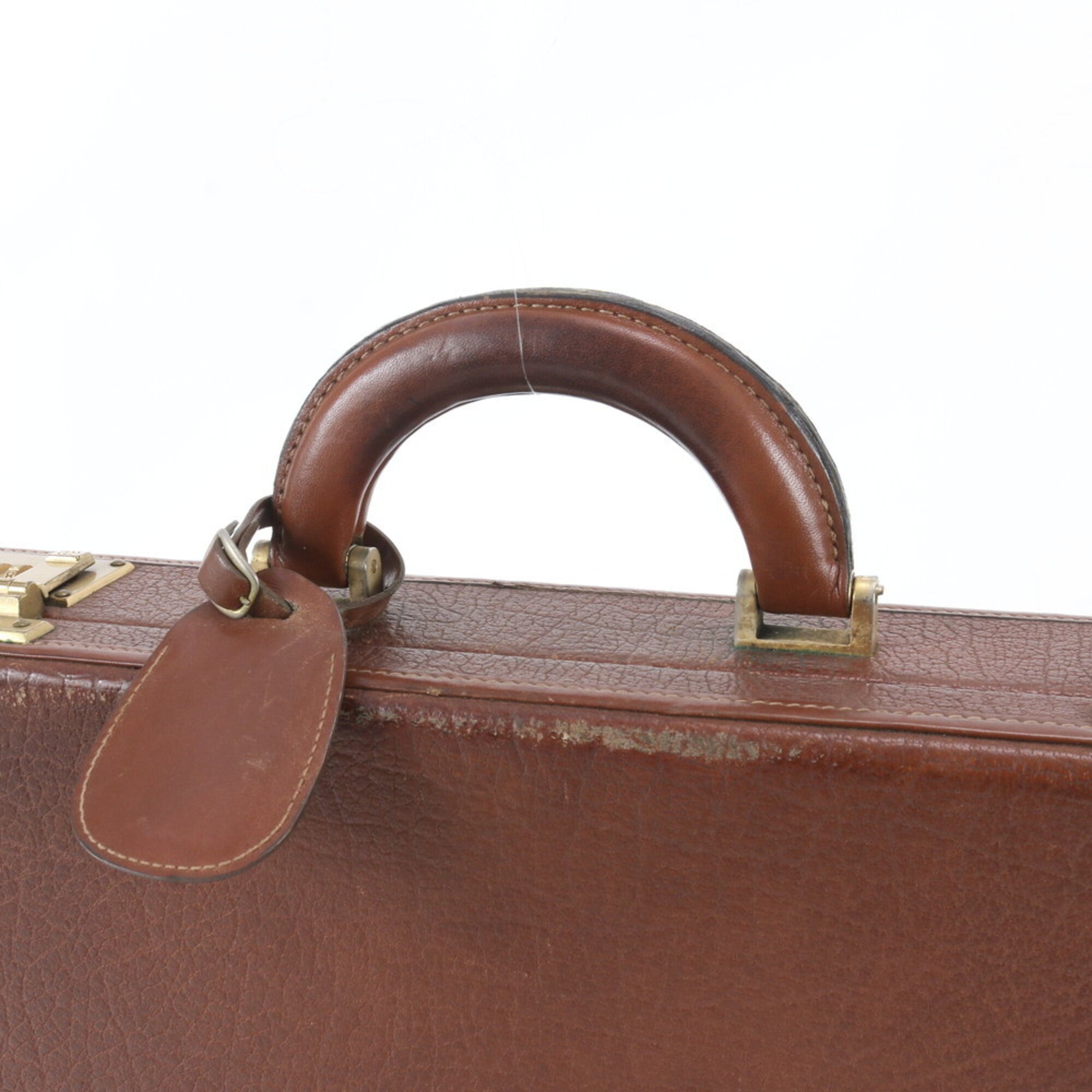 Gucci Brown Leather Attaché Case (Pre-Owned)