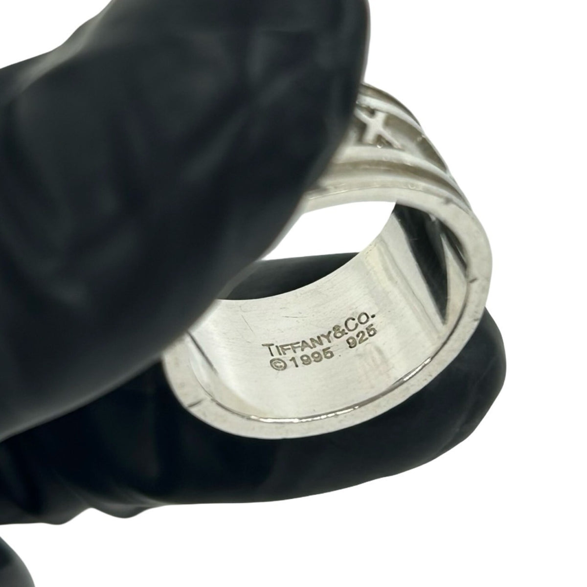 Tiffany Silver Silver 925 Band Ring (Pre-Owned)