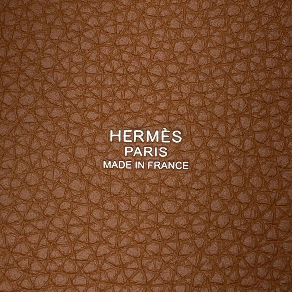 Hermes Picotin Gold Taurillon Clemence Leather Handbag (Pre-Owned)