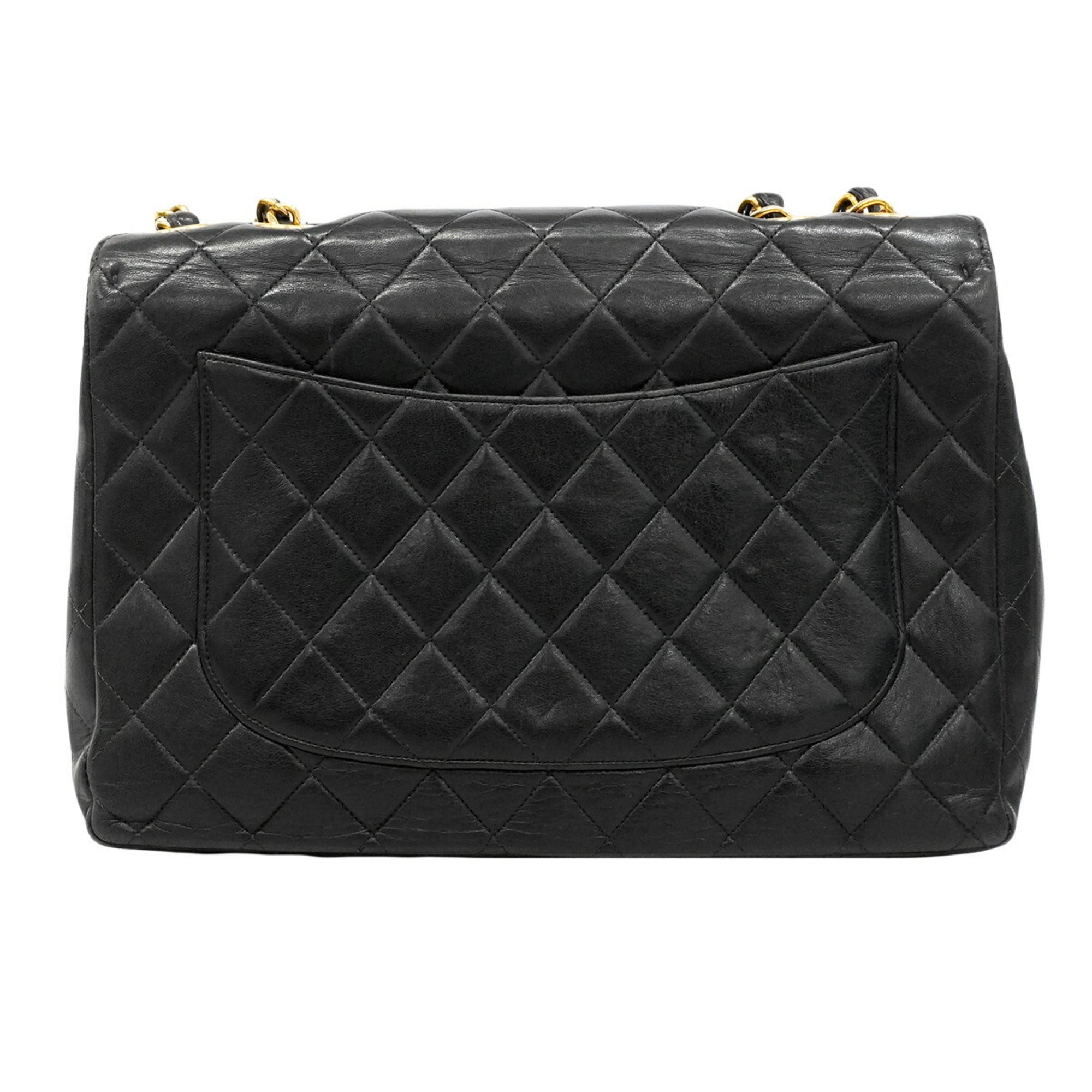 Chanel Black Leather Shoulder Bag (Pre-Owned)