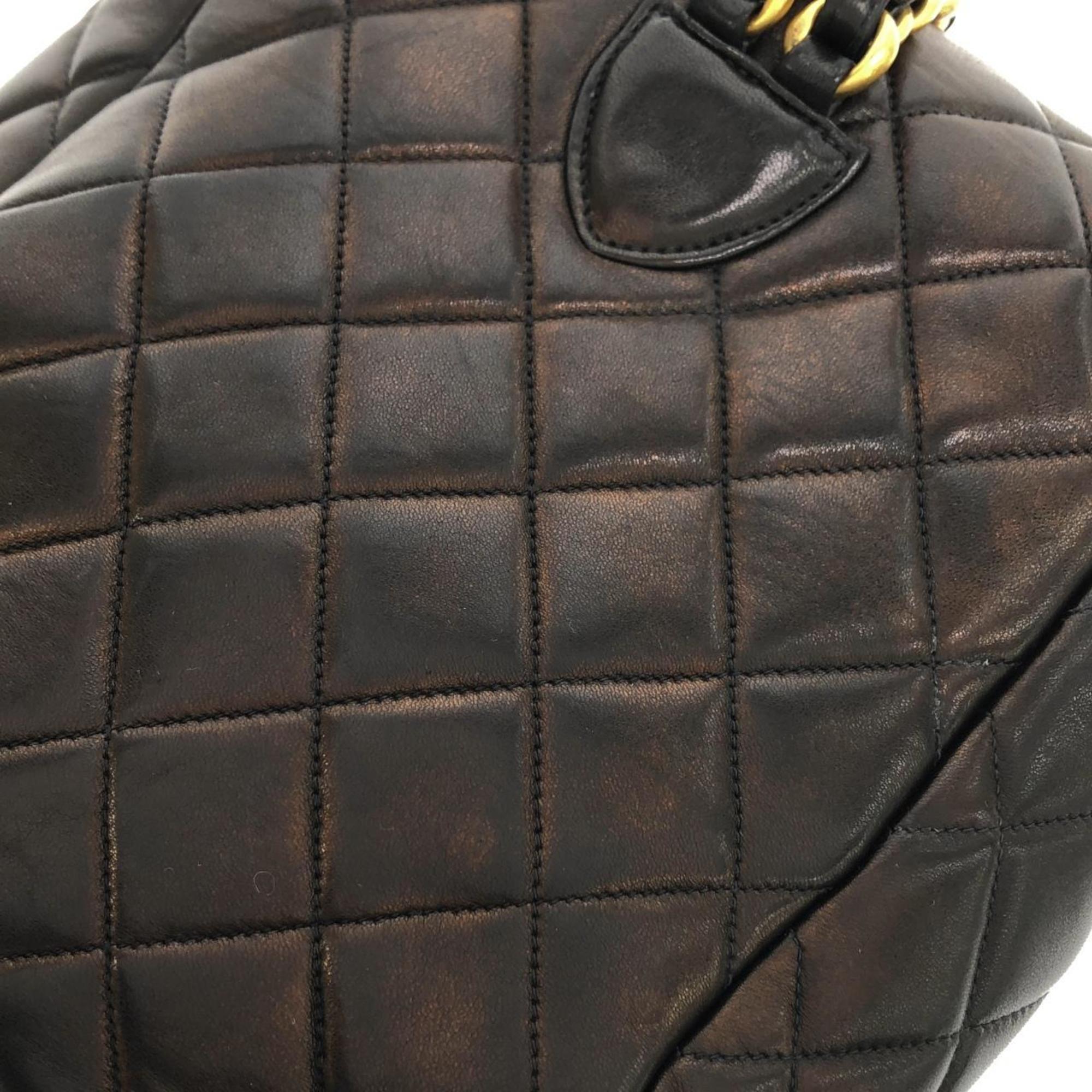 Chanel Black Leather Backpack (Pre-Owned)