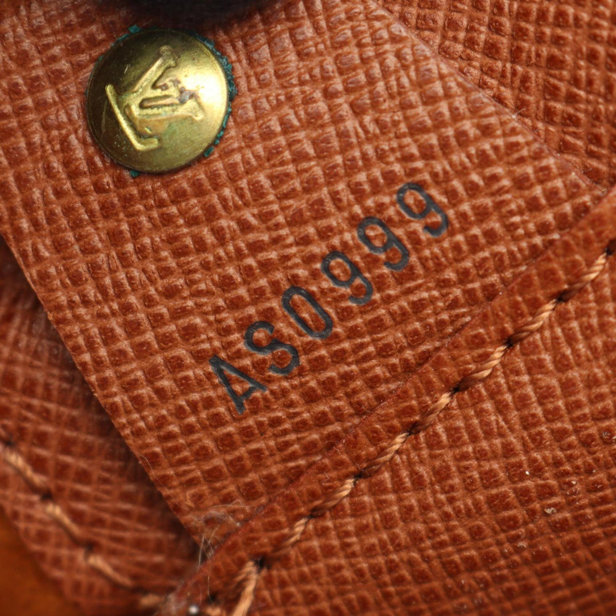 Louis Vuitton Brown Monogram Coated Canvas Leather Handbag Shoulder Bag (Pre-Owned)