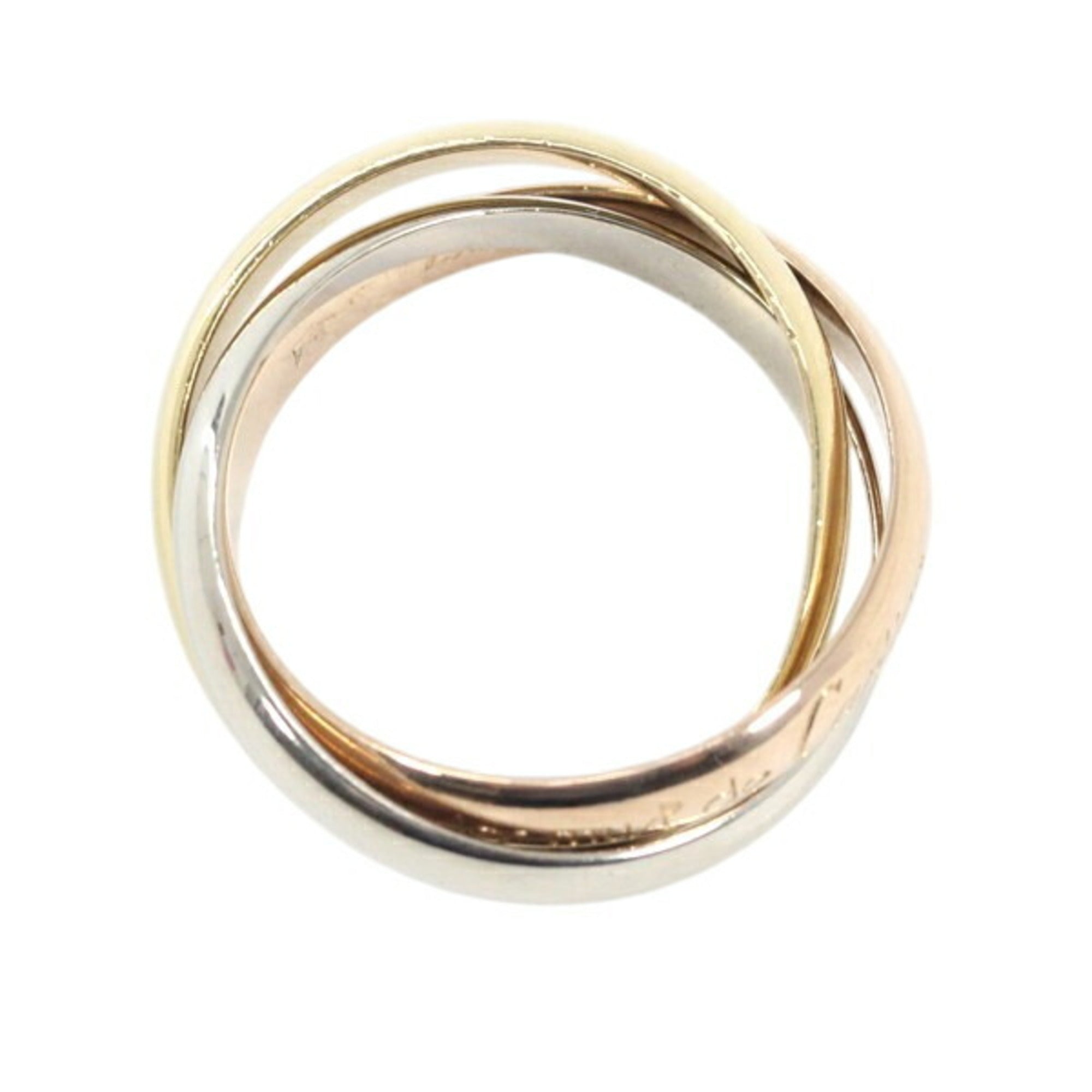 Cartier Pink Gold White Gold Yellow Gold Yellow Gold (18K) Pink Gold (18K) White Gold (18K) Band Ring (Pre-Owned)