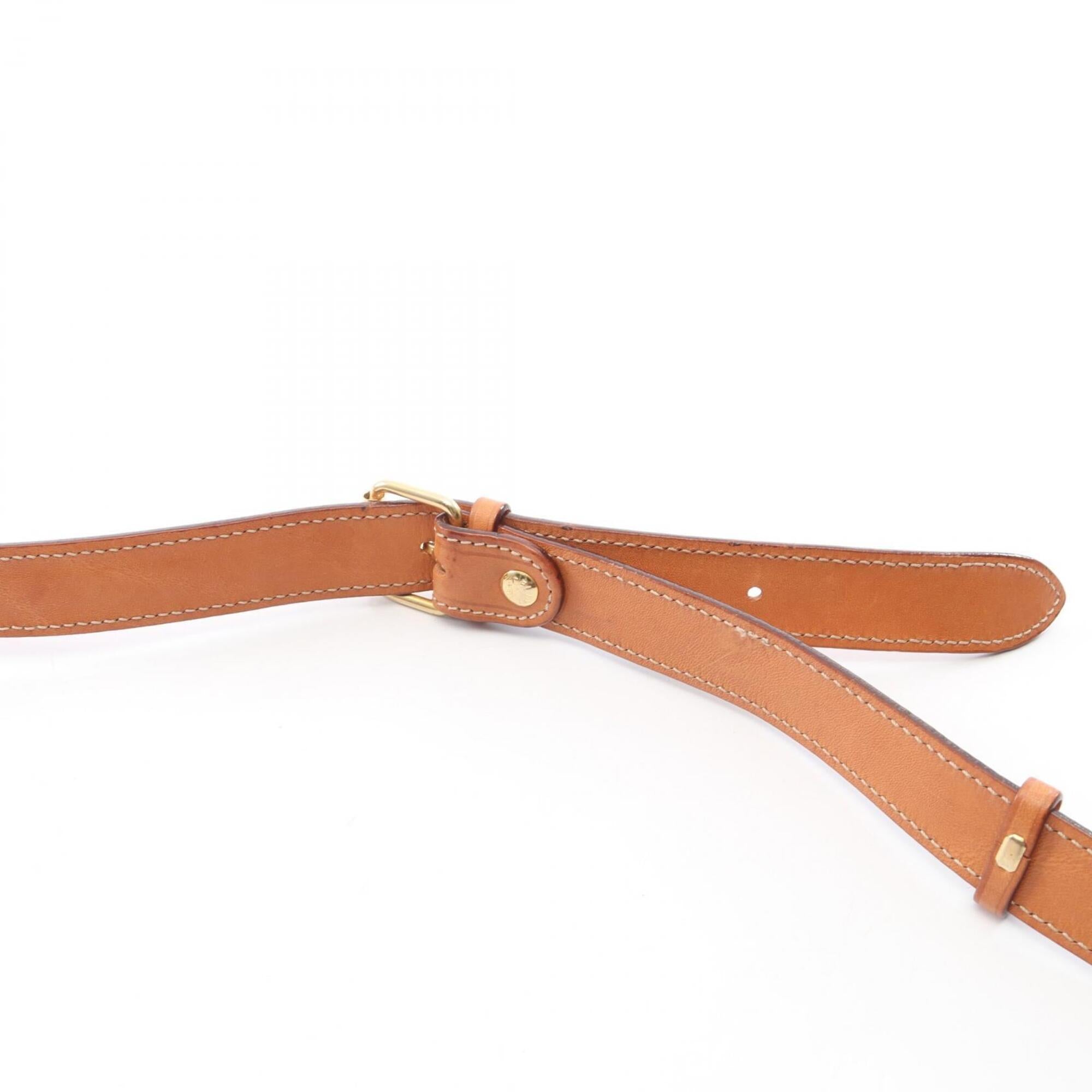 Celine Brown Coated Canvas Leather Handbag Shoulder Bag (Pre-Owned)