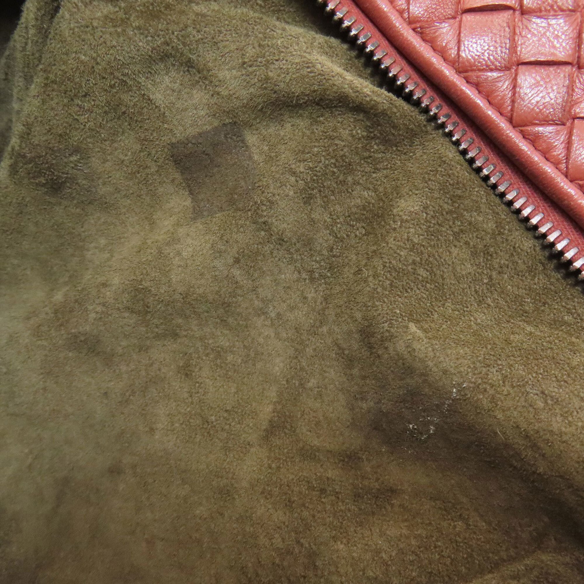 Bottega Veneta Brown Pink Leather Handbag (Pre-Owned)