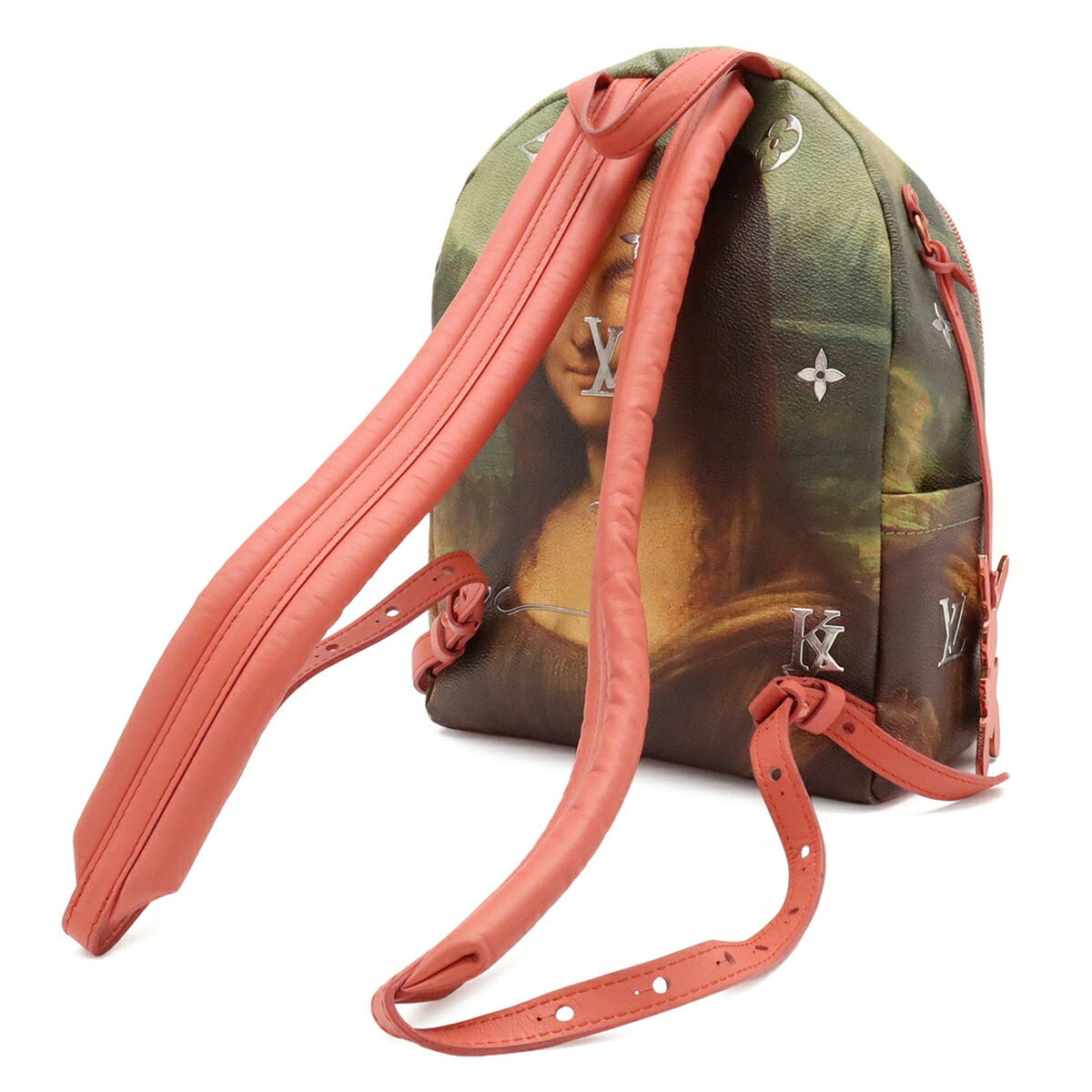 Louis Vuitton Green Multi-Color Pvc Backpack (Pre-Owned)