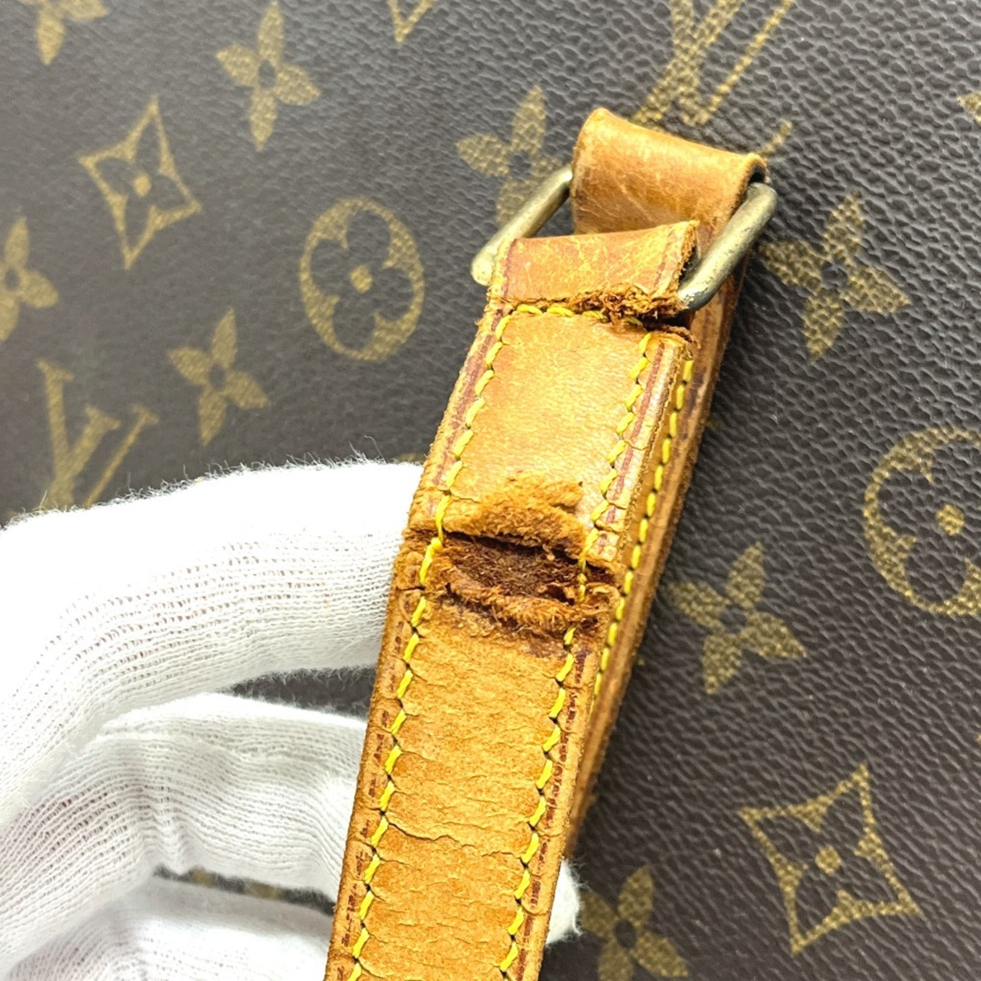 Louis Vuitton Brown Monogram Canvas Shoulder Bag Tote Bag (Pre-Owned)