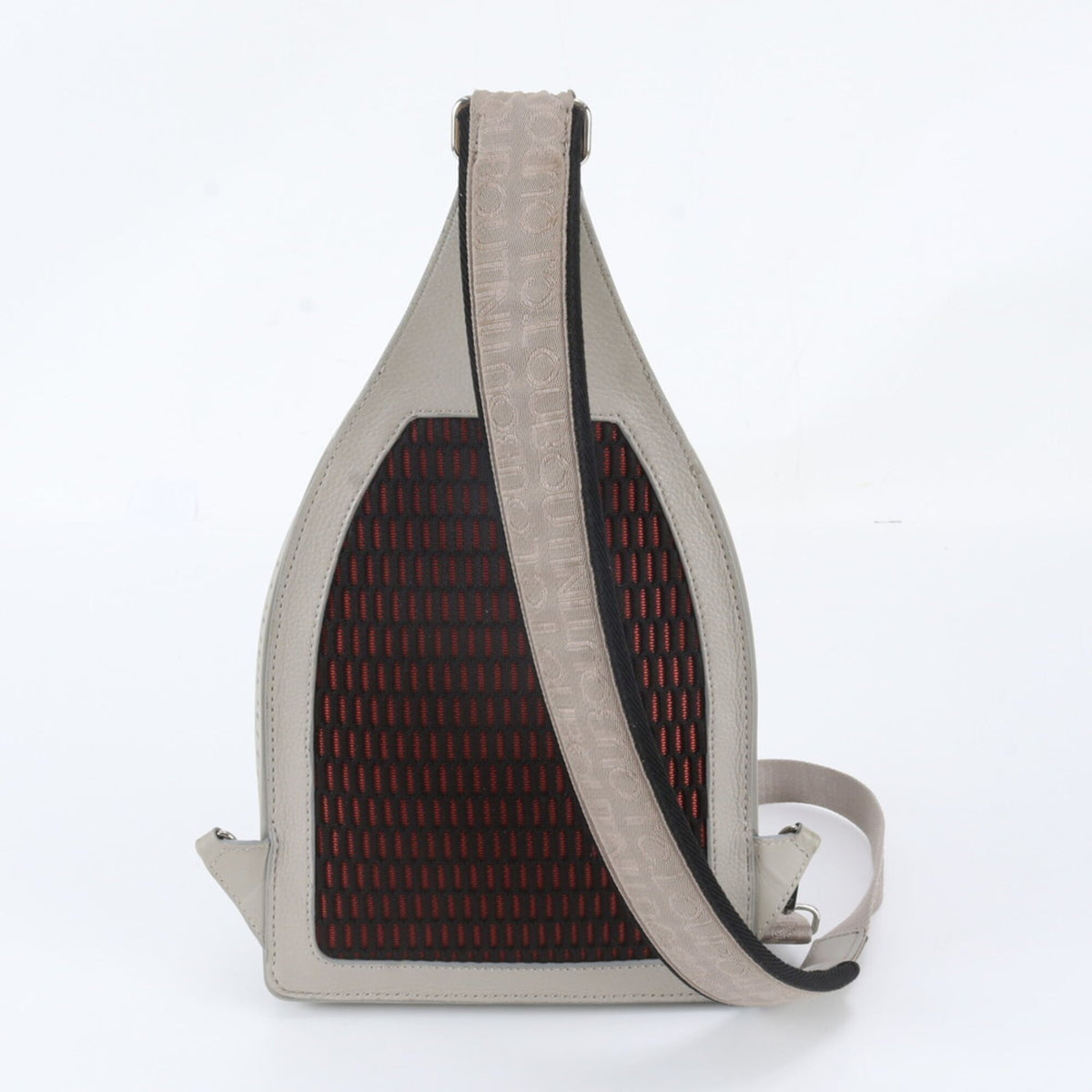 Christian Louboutin Gray Leather Crossbody Bag (Pre-Owned)