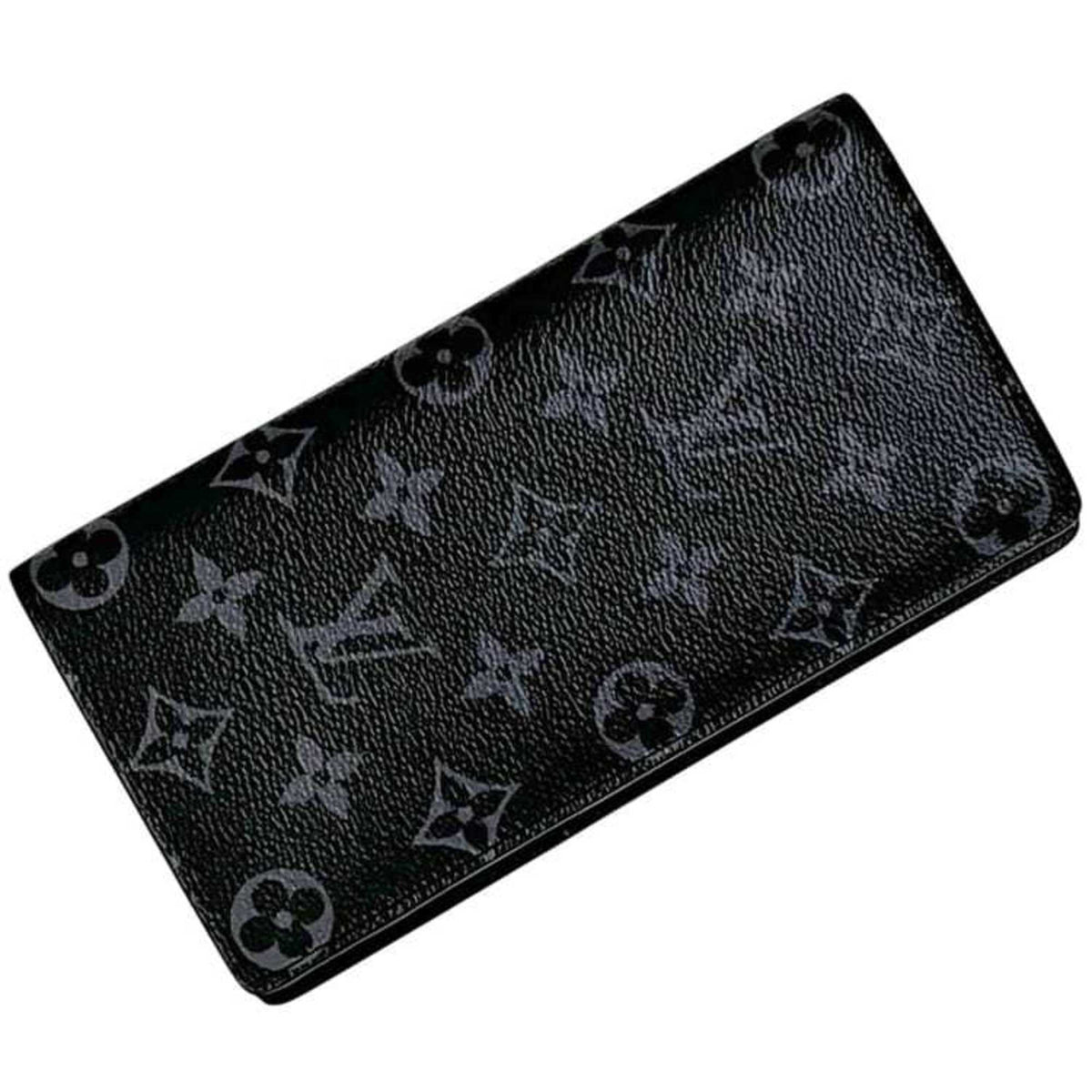 Louis Vuitton Black Monogram Eclipse Monogram Eclipse Long Wallet (Bi-Fold) (Pre-Owned)