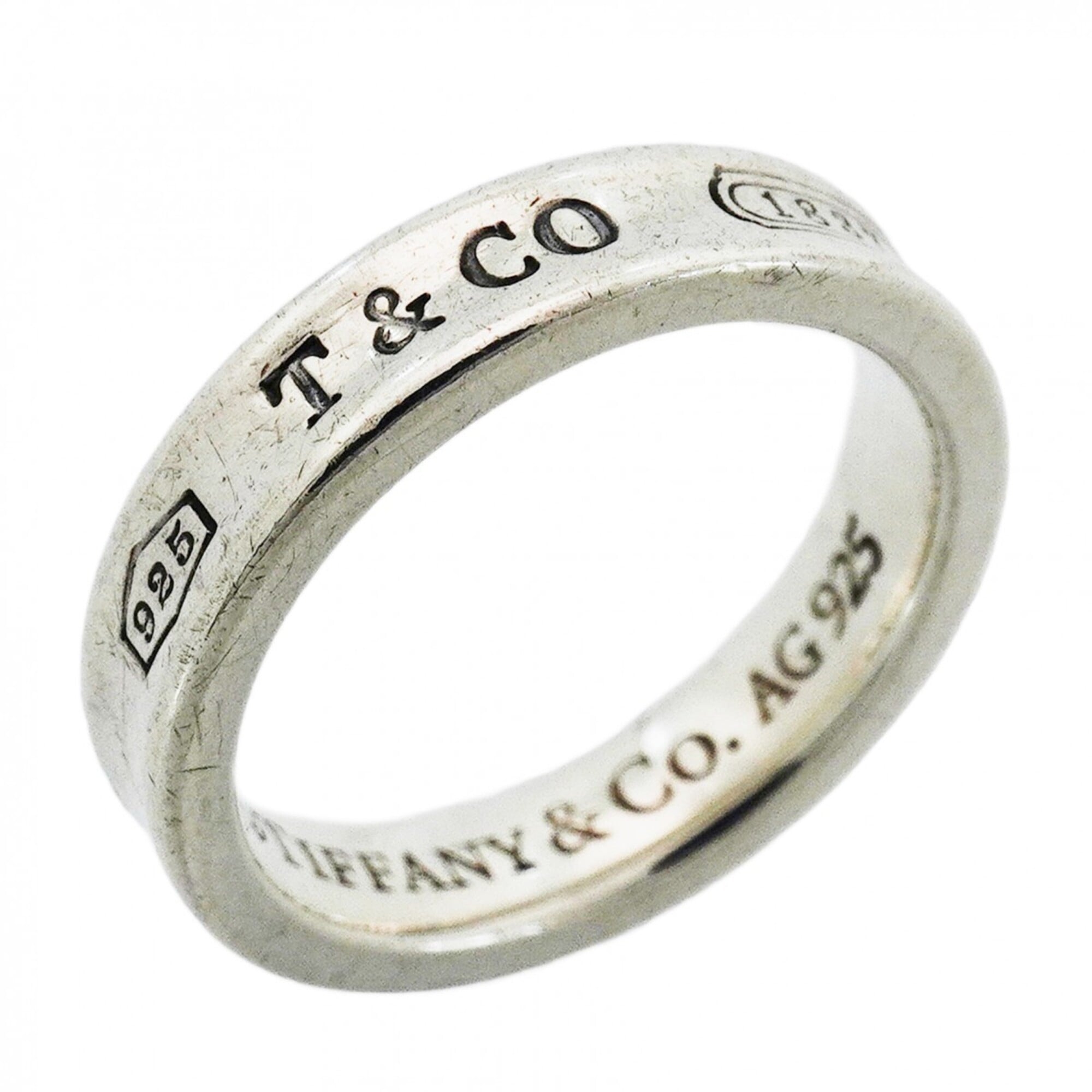 Tiffany Silver 925 Band Ring (Pre-Owned)