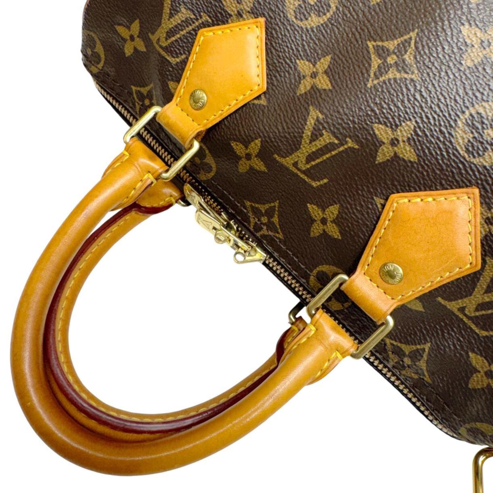 Louis Vuitton Brown Monogram Boston Bag Handbag (Pre-Owned)