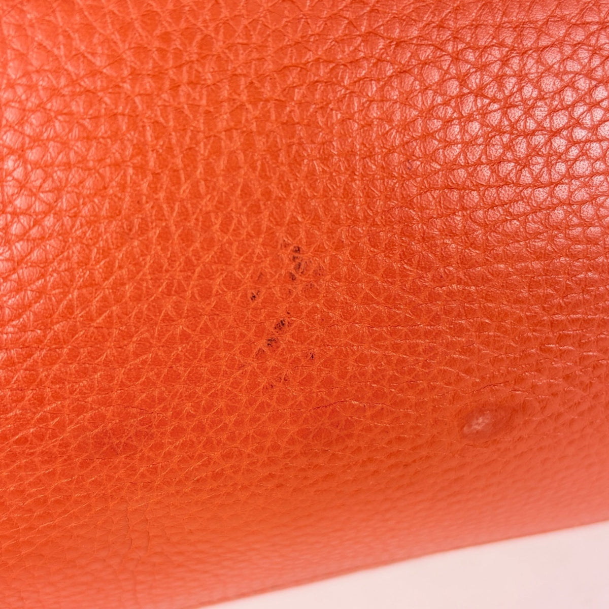 Gucci Red Color Leather Tote Bag (Pre-Owned)