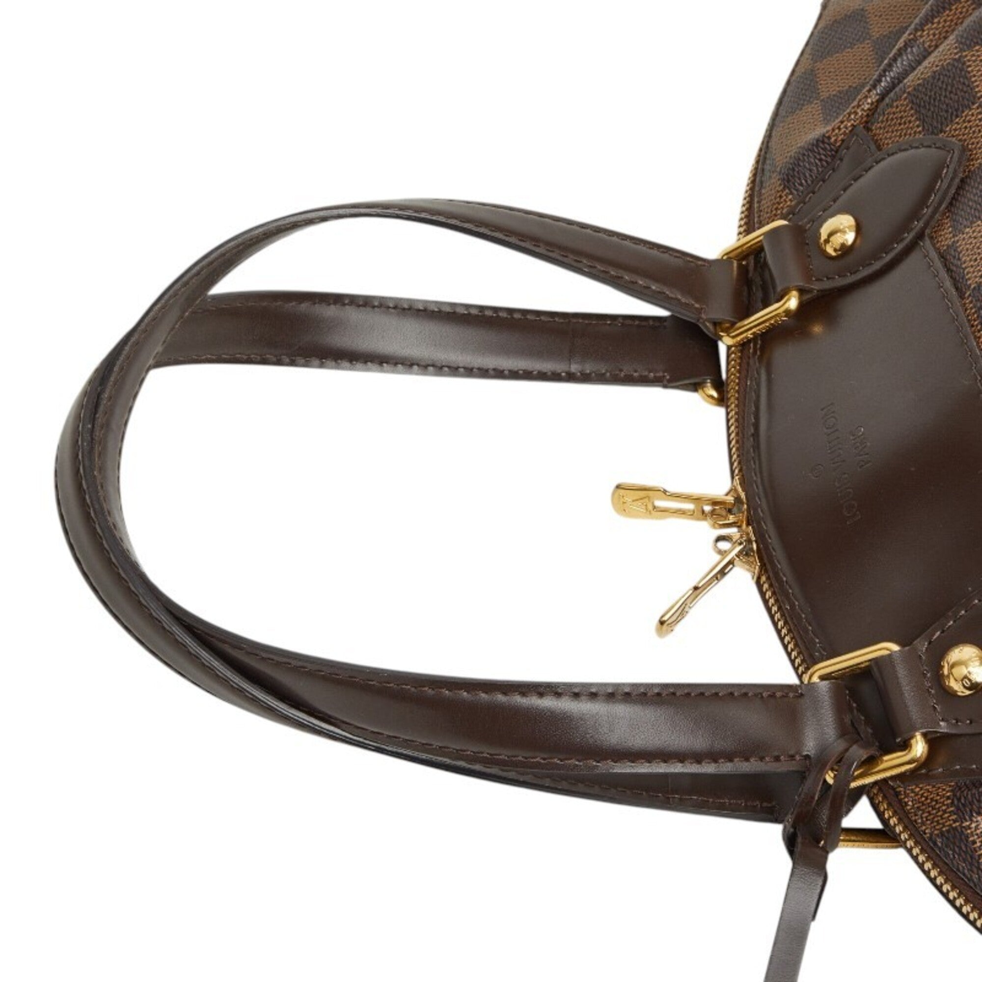 Louis Vuitton Brown Pvc Leather Handbag (Pre-Owned)
