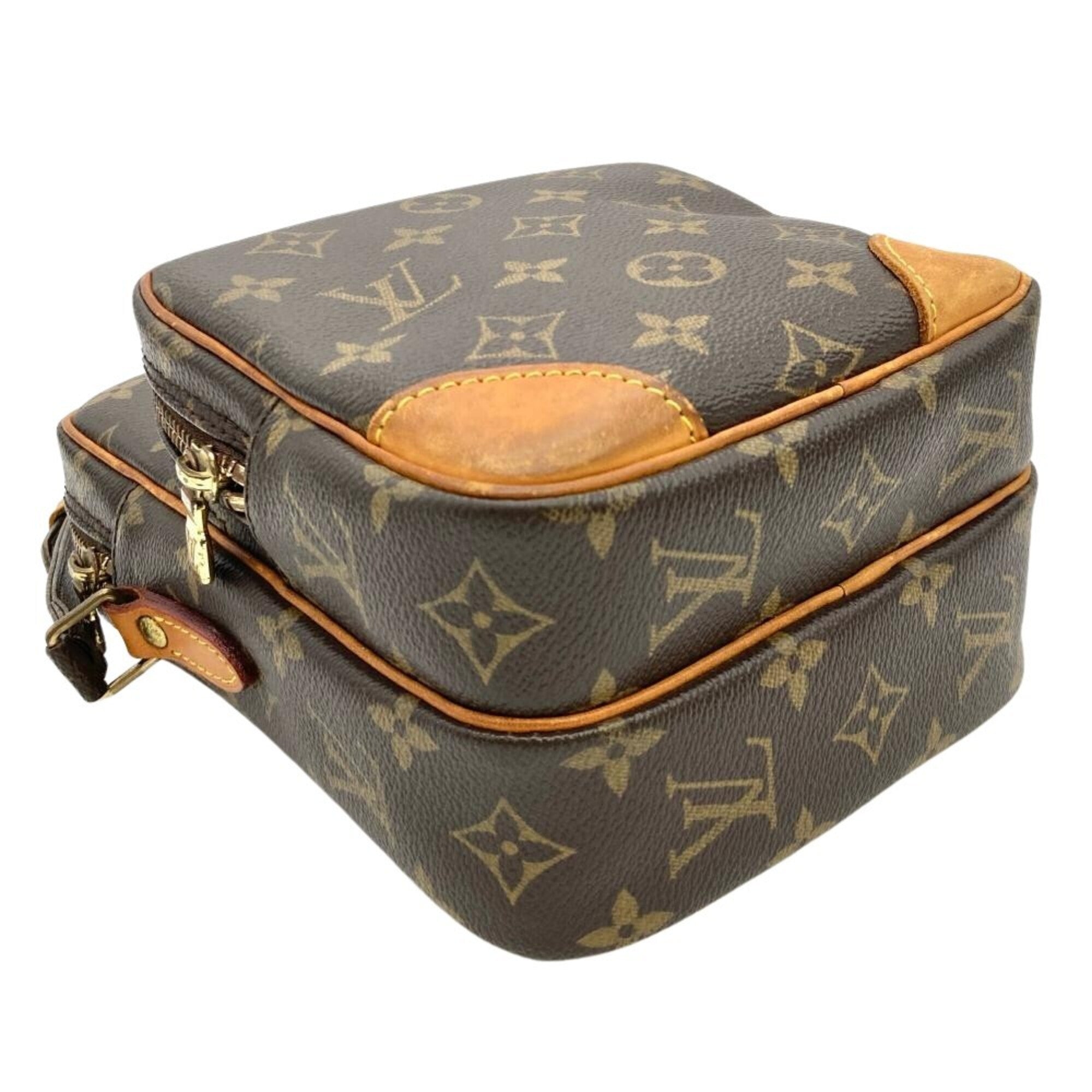 Louis Vuitton Brown Monogram Canvas Shoulder Bag (Pre-Owned)