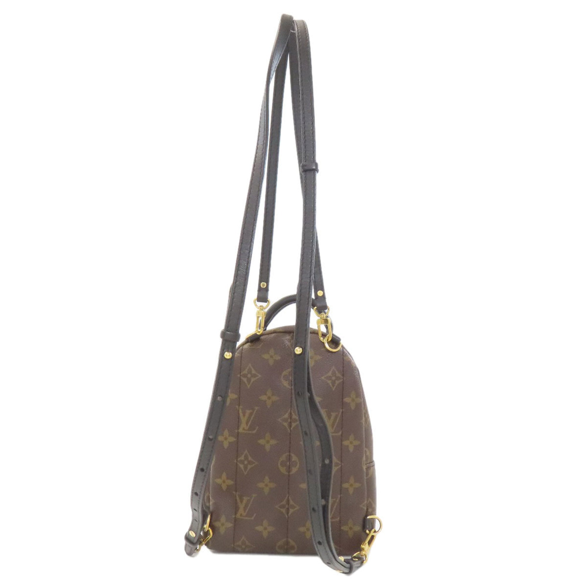 Louis Vuitton Monogram Black Pvc Backpack (Pre-Owned)
