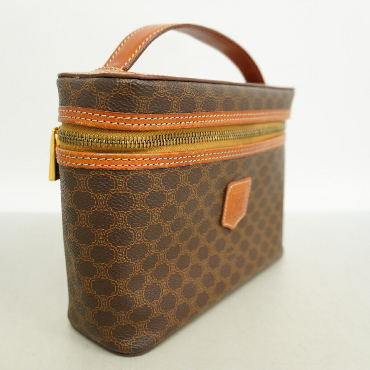 Celine Brown Pvc Vanity Bag (Pre-Owned)