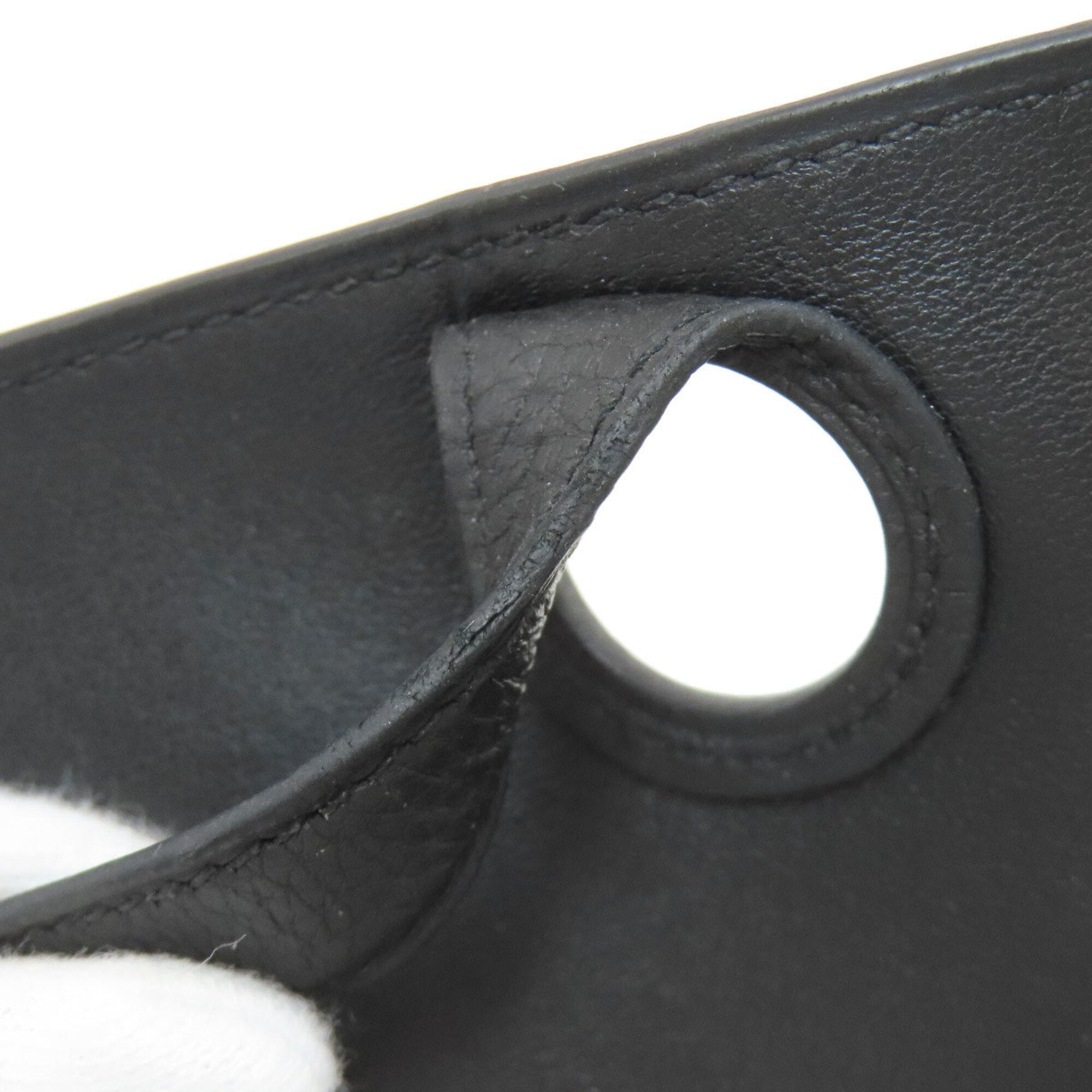 Hermes Black Togo Leather Wallet (Bi-Fold) (Pre-Owned)
