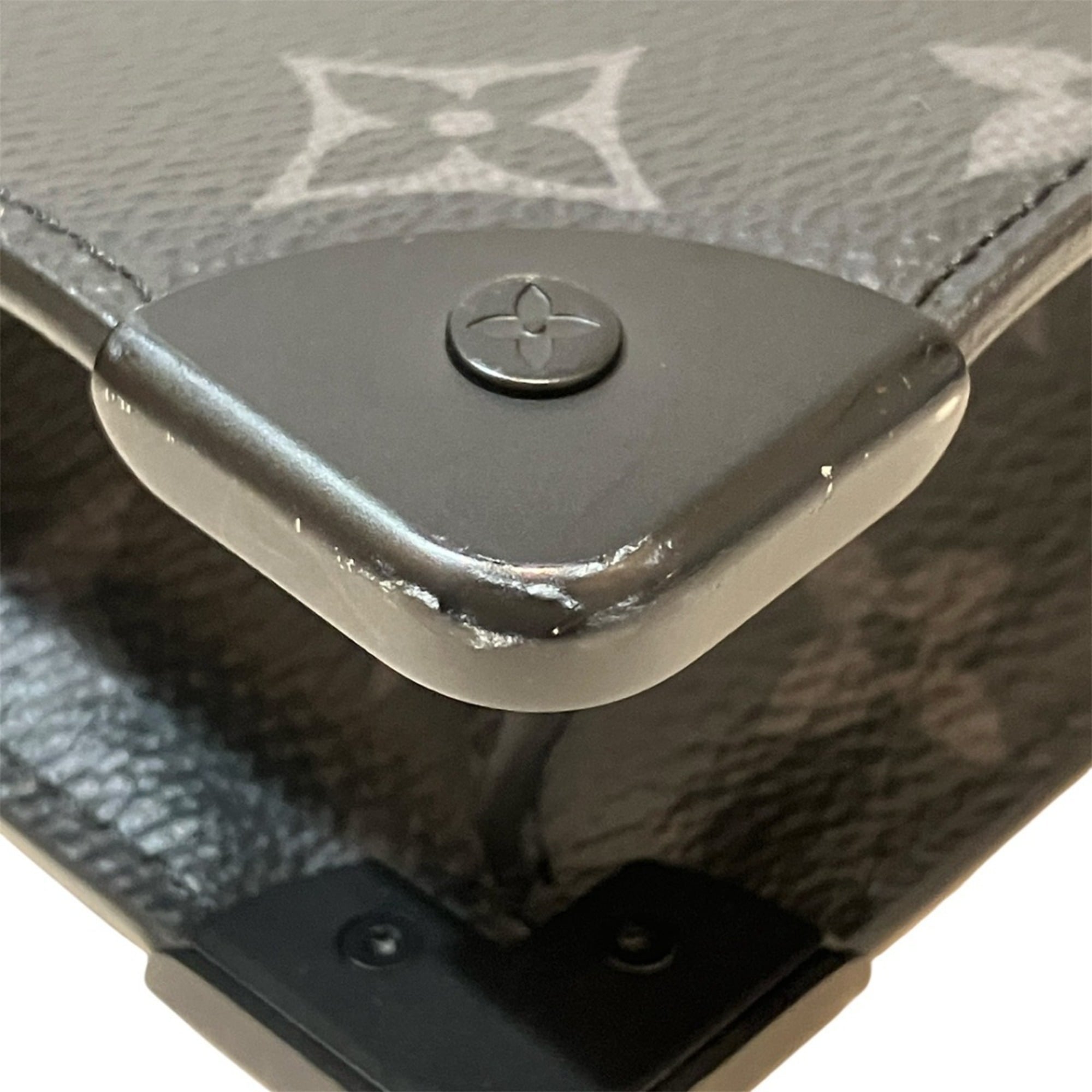 Louis Vuitton Monogram Eclipse Black Monogram Eclipse Clutch Bag Pochette (Pre-Owned)