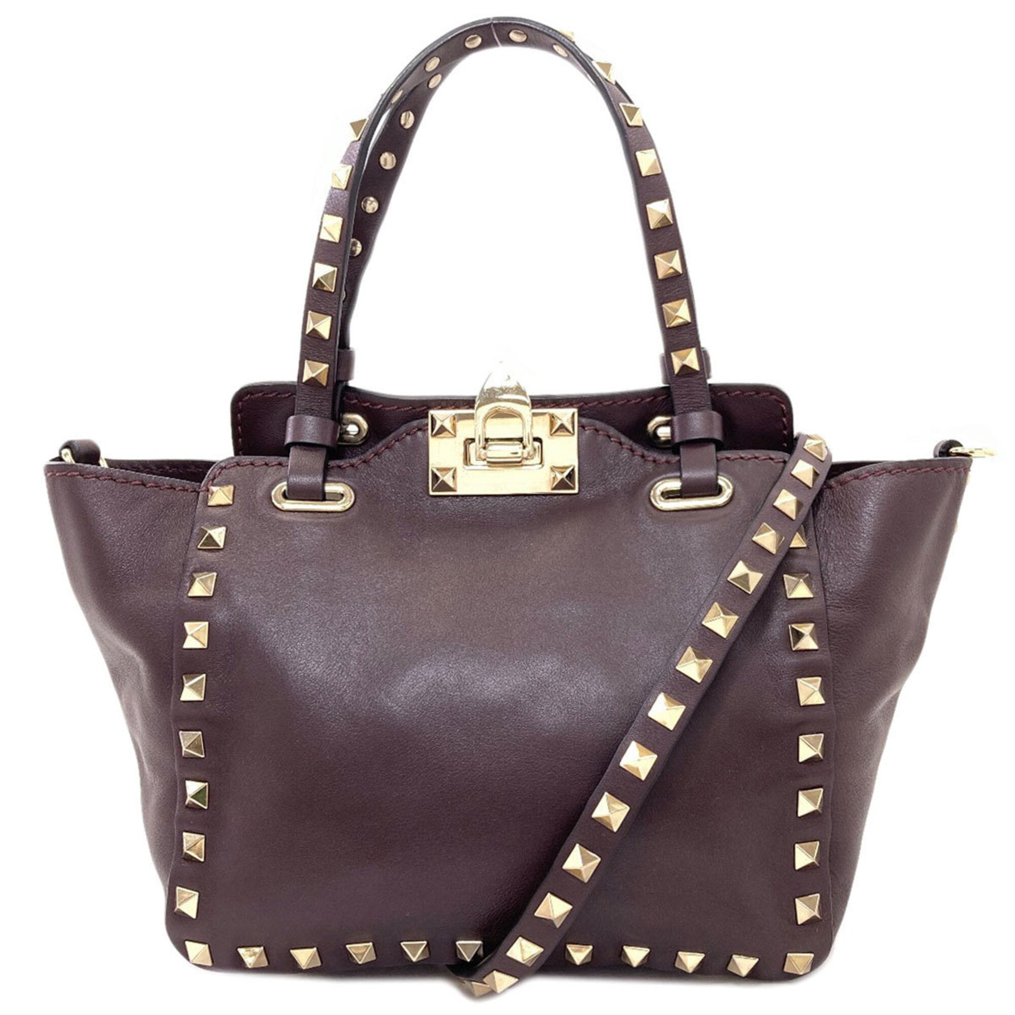 Valentino Dark Brown Leather Handbag (Pre-Owned)