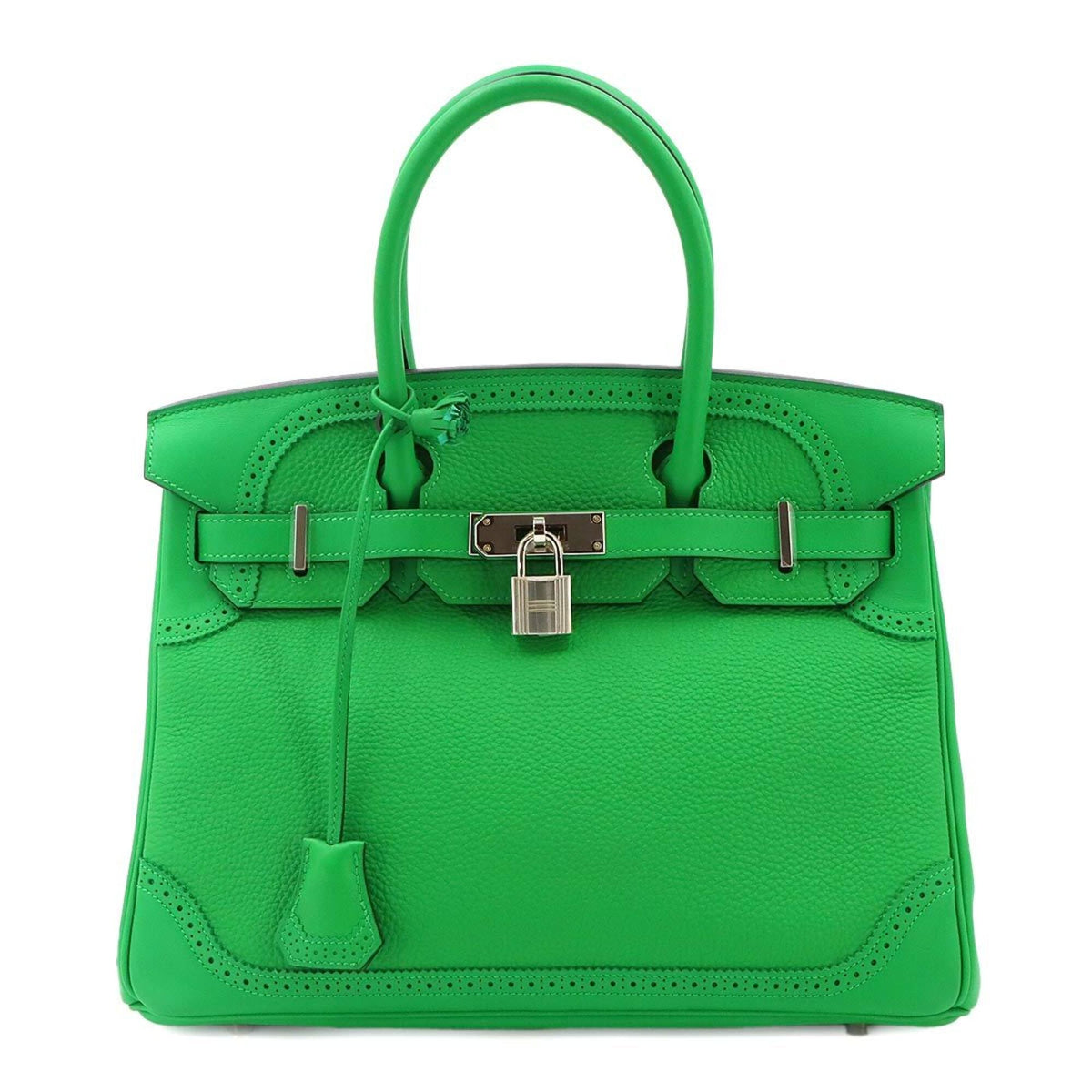 Hermes Birkin Bambou Togo Leather Handbag (Pre-Owned)