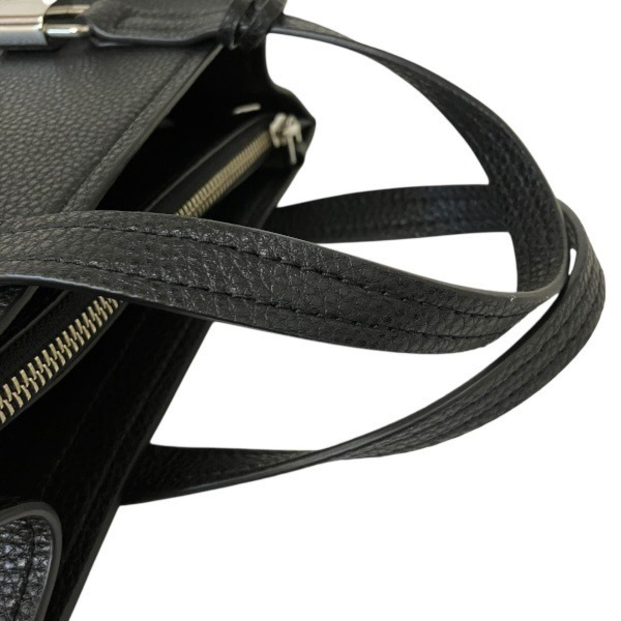 Marc Jacobs Black Leather Handbag Shoulder Bag (Pre-Owned)