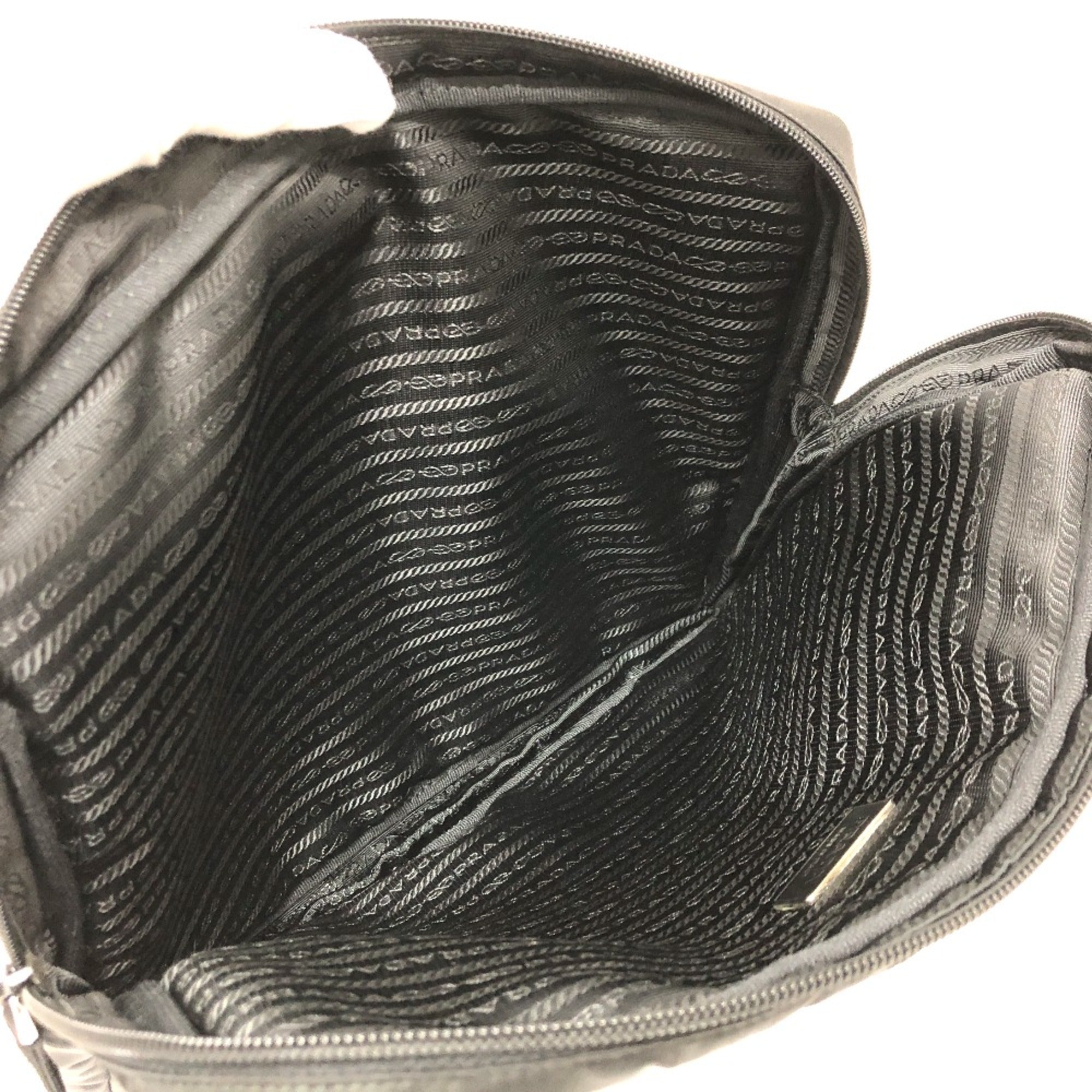 Prada Black Cloth Clutch Bag (Pre-Owned)
