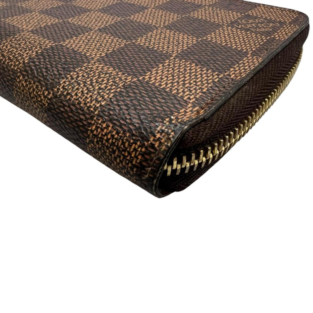 Louis Vuitton Brown Damier Canvas Long Wallet (Bi-Fold) (Pre-Owned)