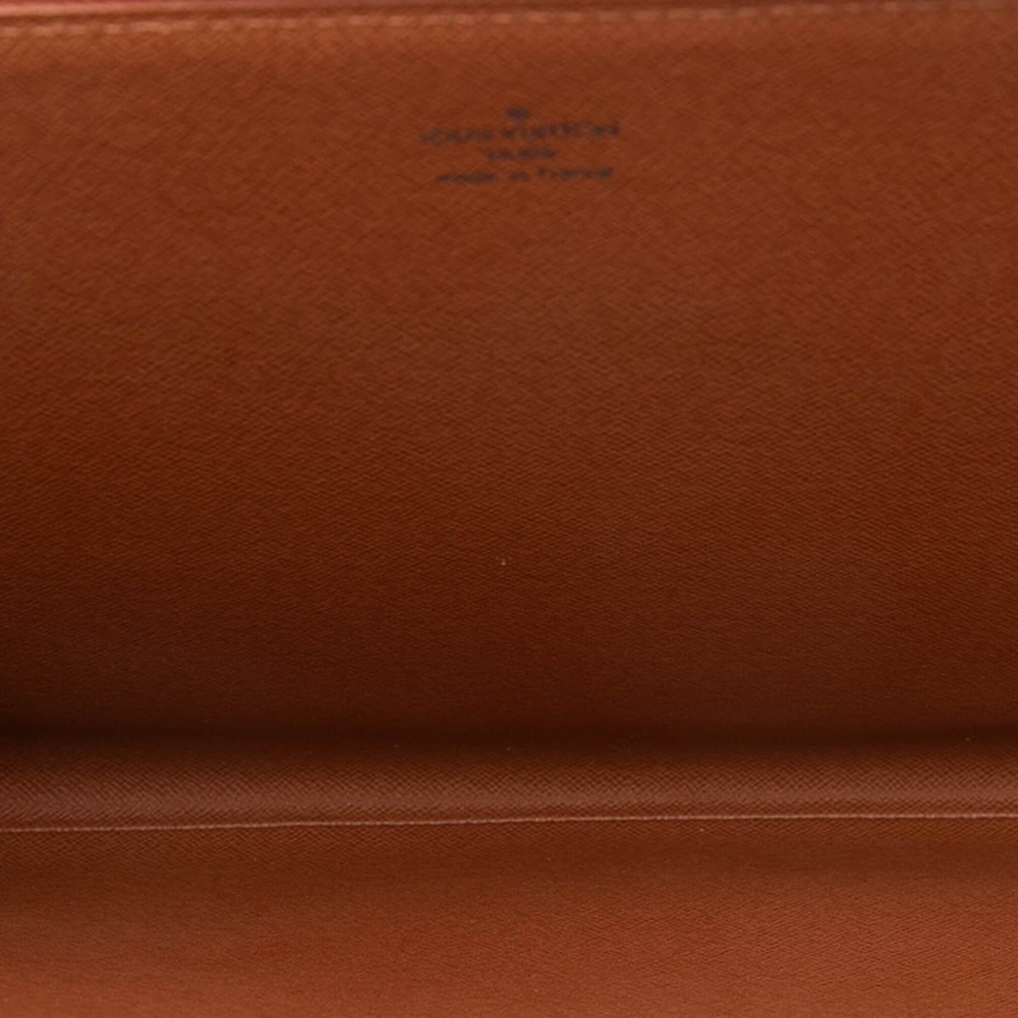 Louis Vuitton Epi Brown Gold Cipango Leather Clutch Bag (Pre-Owned)
