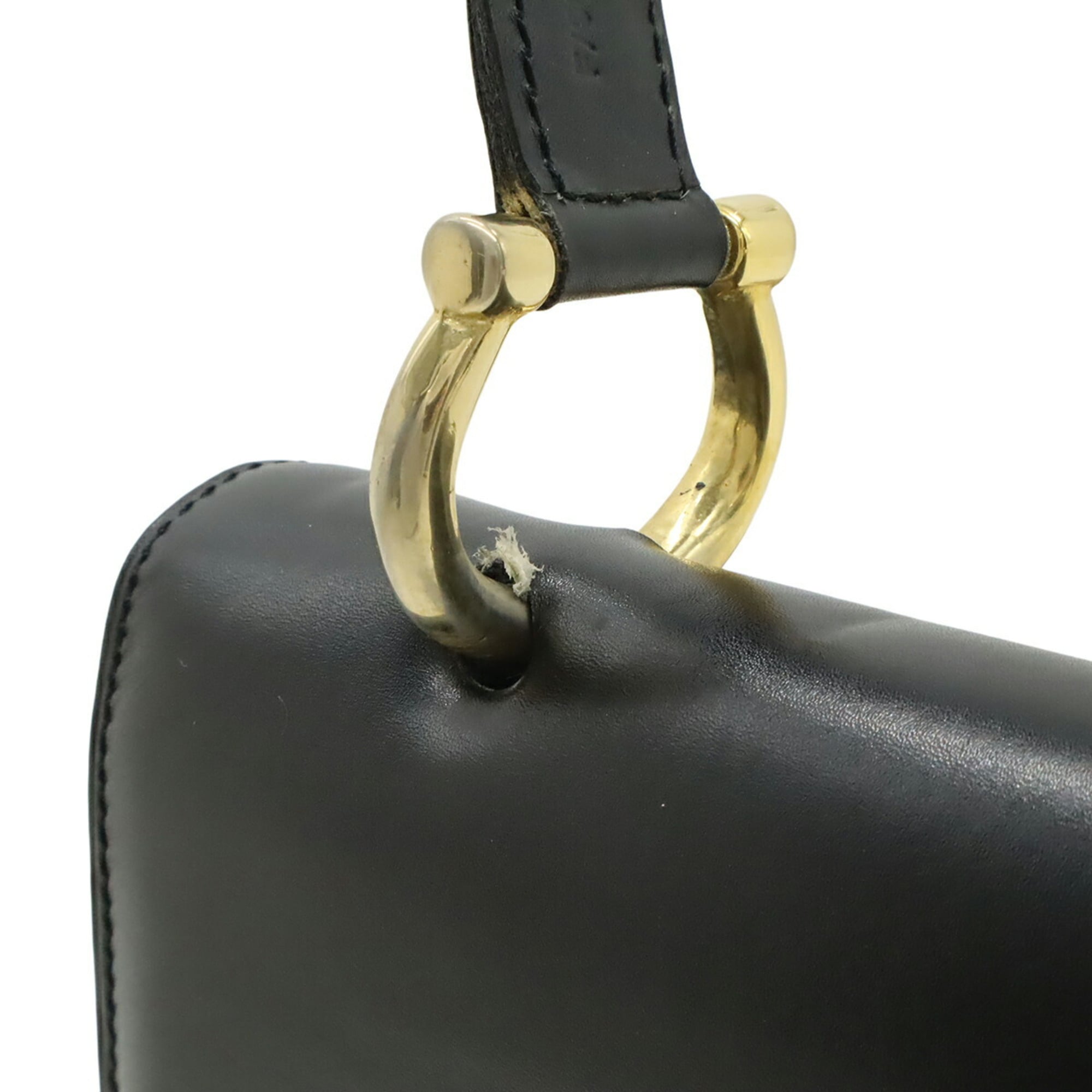 Celine Black Leather Handbag (Pre-Owned)