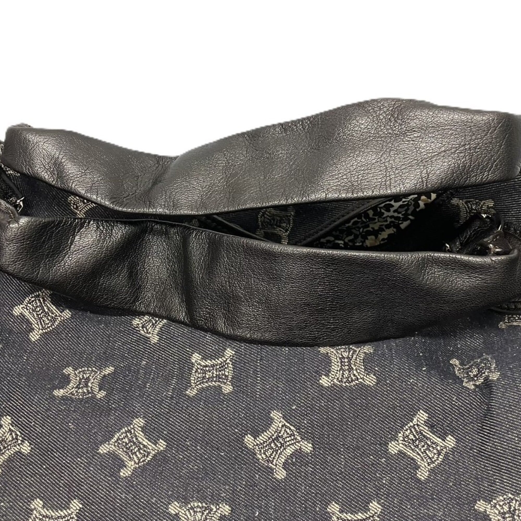 Celine Bittersweet Navy Denim Shoulder Bag (Pre-Owned)