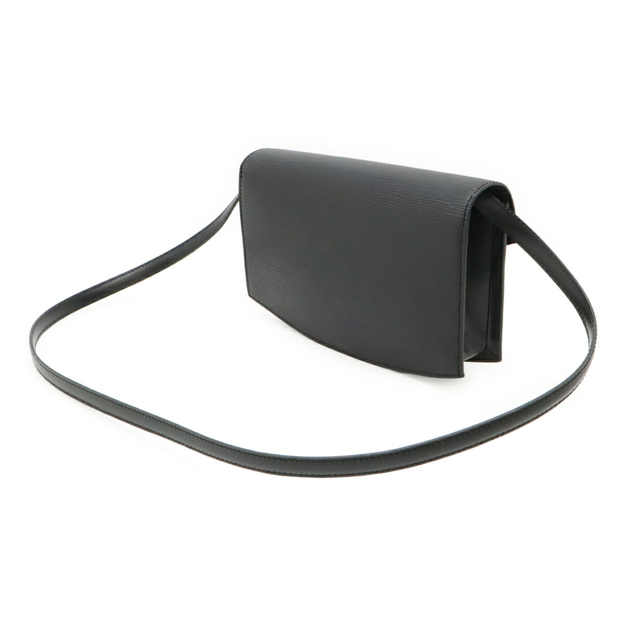 Louis Vuitton Noir Epi Leather Clutch Bag Pochette Shoulder Bag (Pre-Owned)